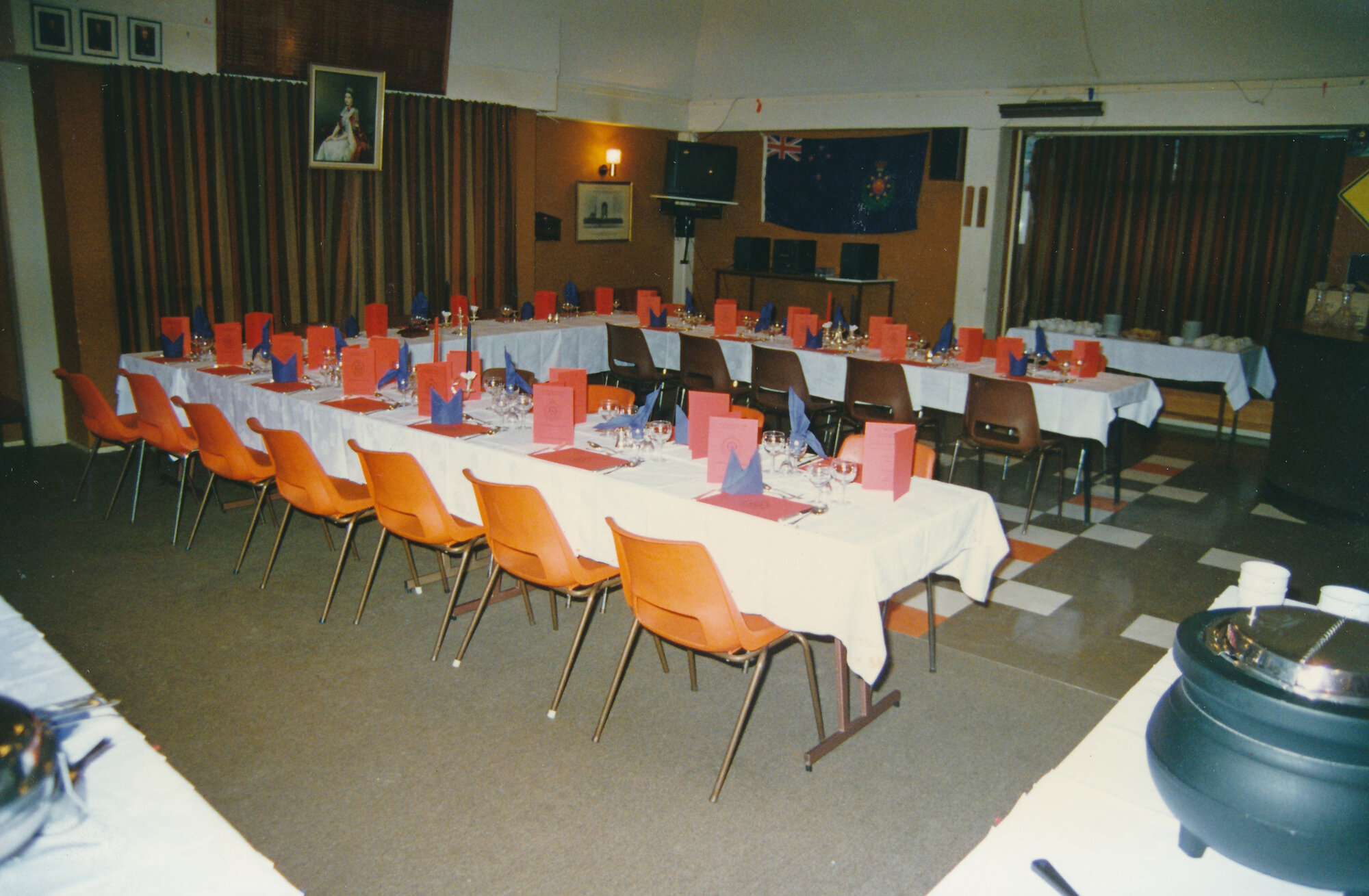 Silverstream Volunteer Fire Brigade; awards; 1997;  Formal AGM and Honours night; dinner setup