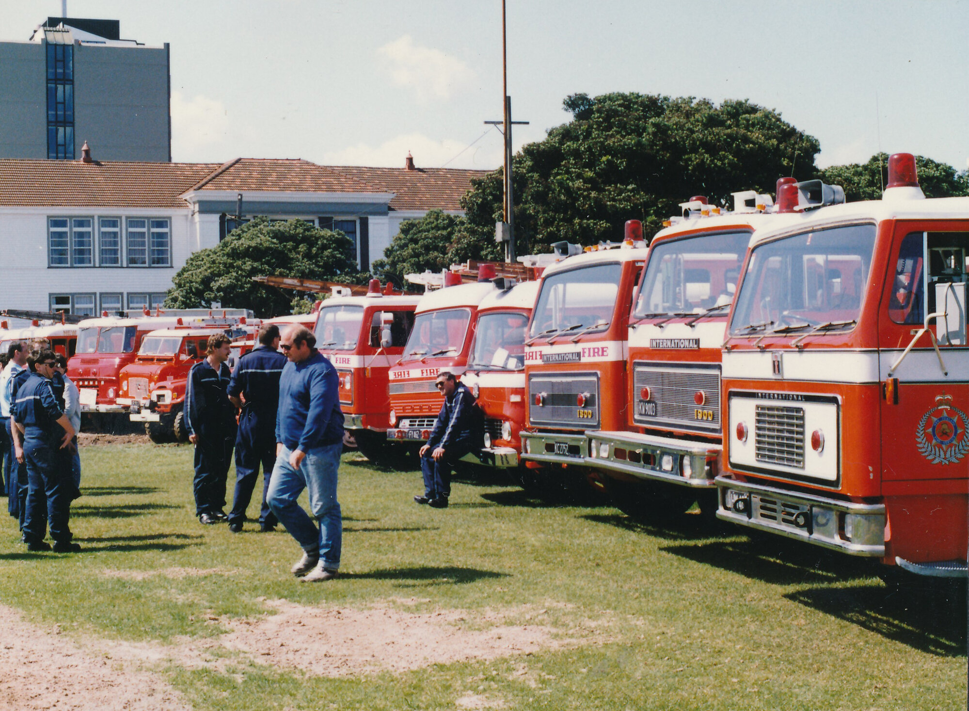 Silverstream Volunteer Fire Brigade collection; Petone Fire Brigade centenary celebrations, Petone Recreation Ground, 1991