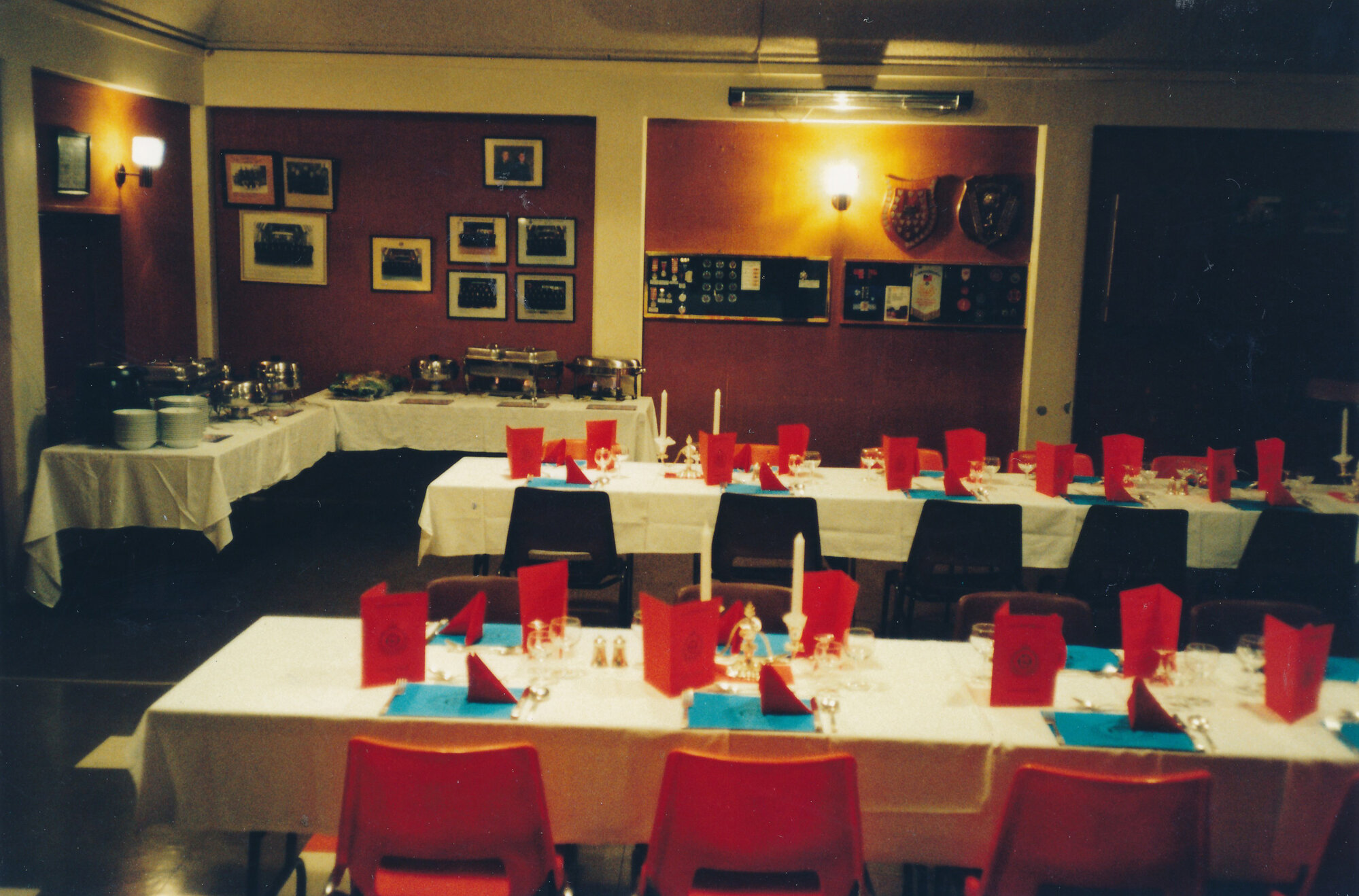 Silverstream Volunteer Fire Brigade; awards; 1997;  Formal AGM and Honours night; dinner setup
