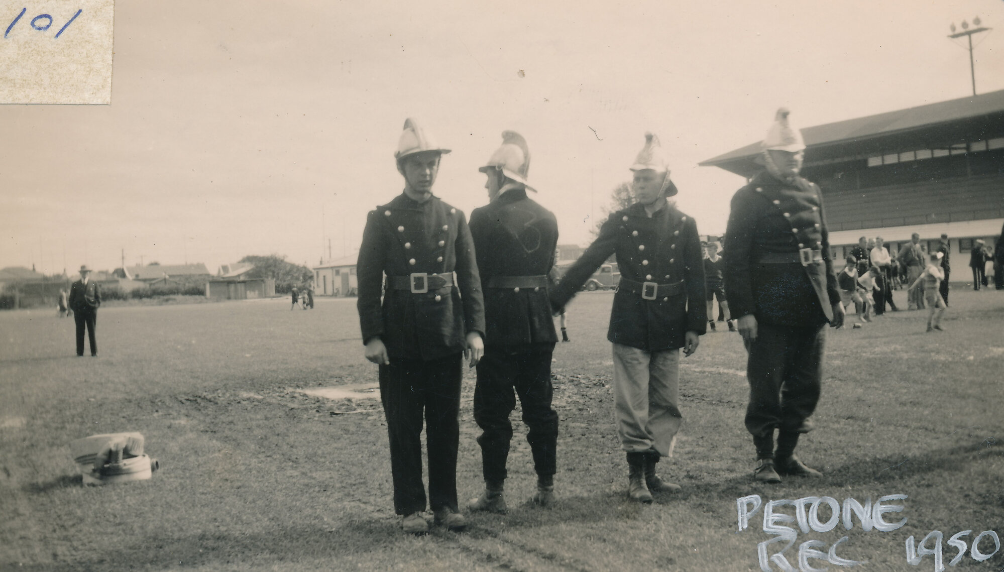 Silverstream Volunteer Fire Brigade; competitions; 1950; Petone Recreation Ground 