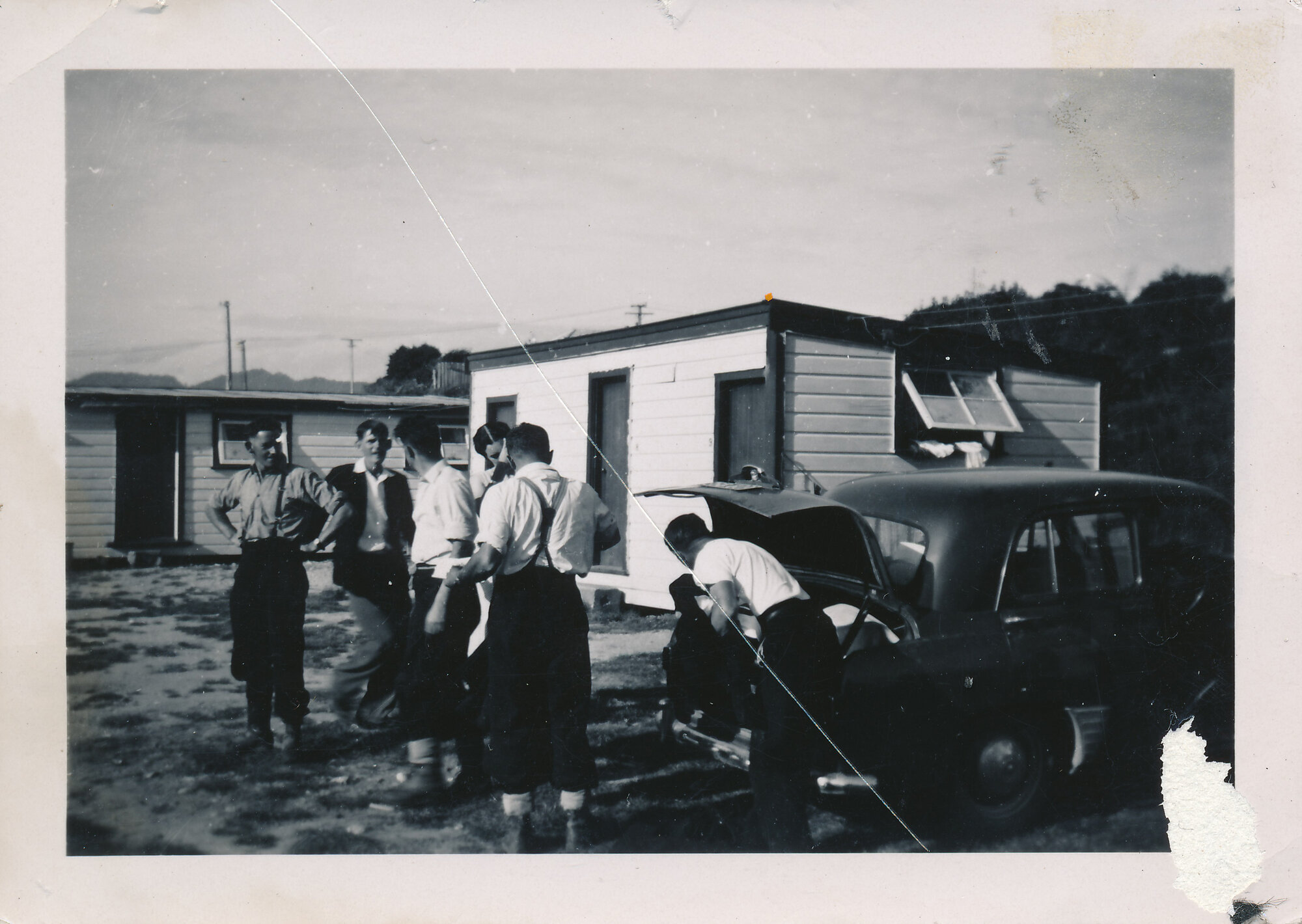 Silverstream Volunteer Fire Brigade group; working bee?