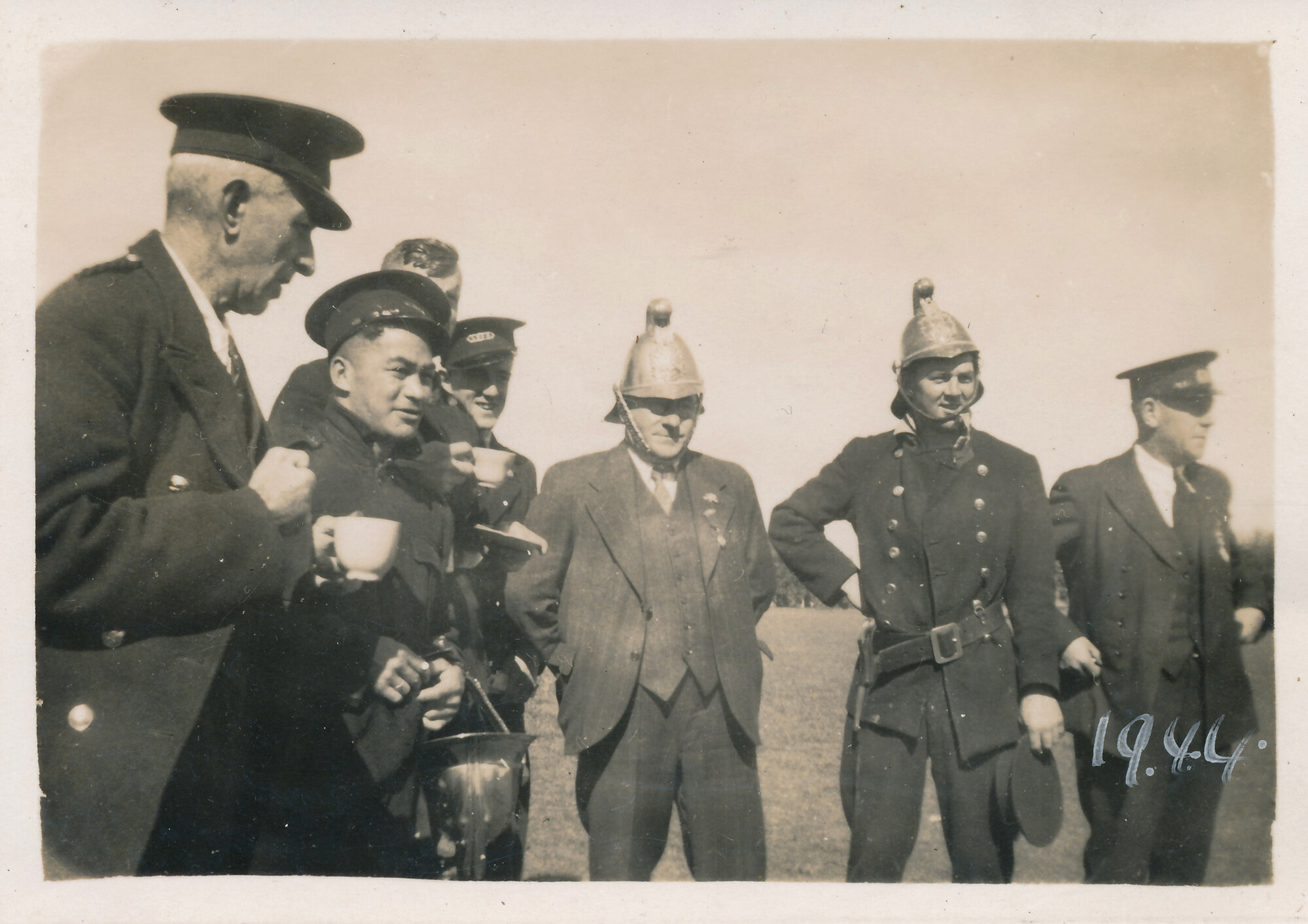 Silverstream Volunteer Fire Brigade group, 1944