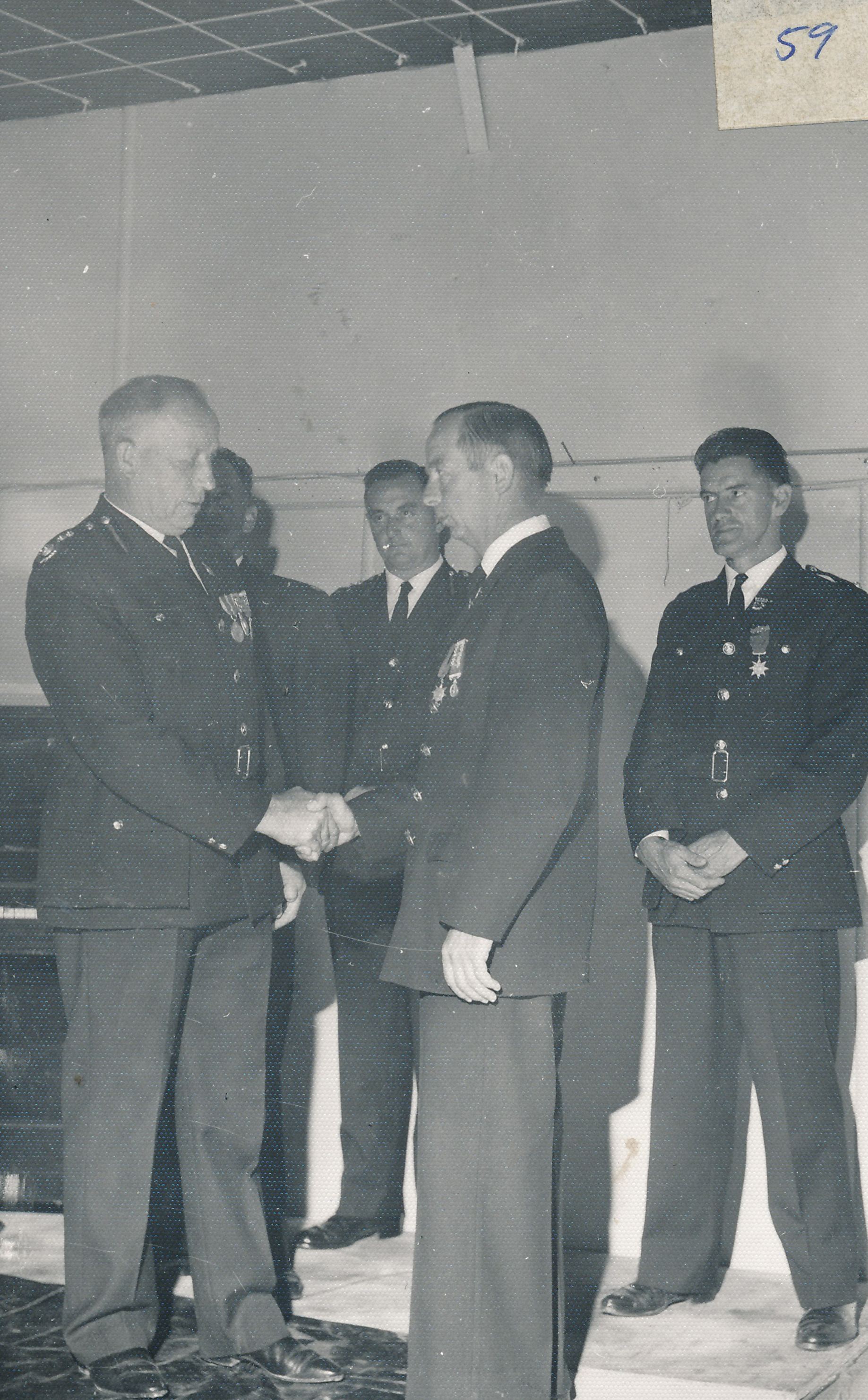 Silverstream Volunteer Fire Brigade; awards; 1966; 35th anniversary and triple Gold Stars celebration; Gordon Hamilton.