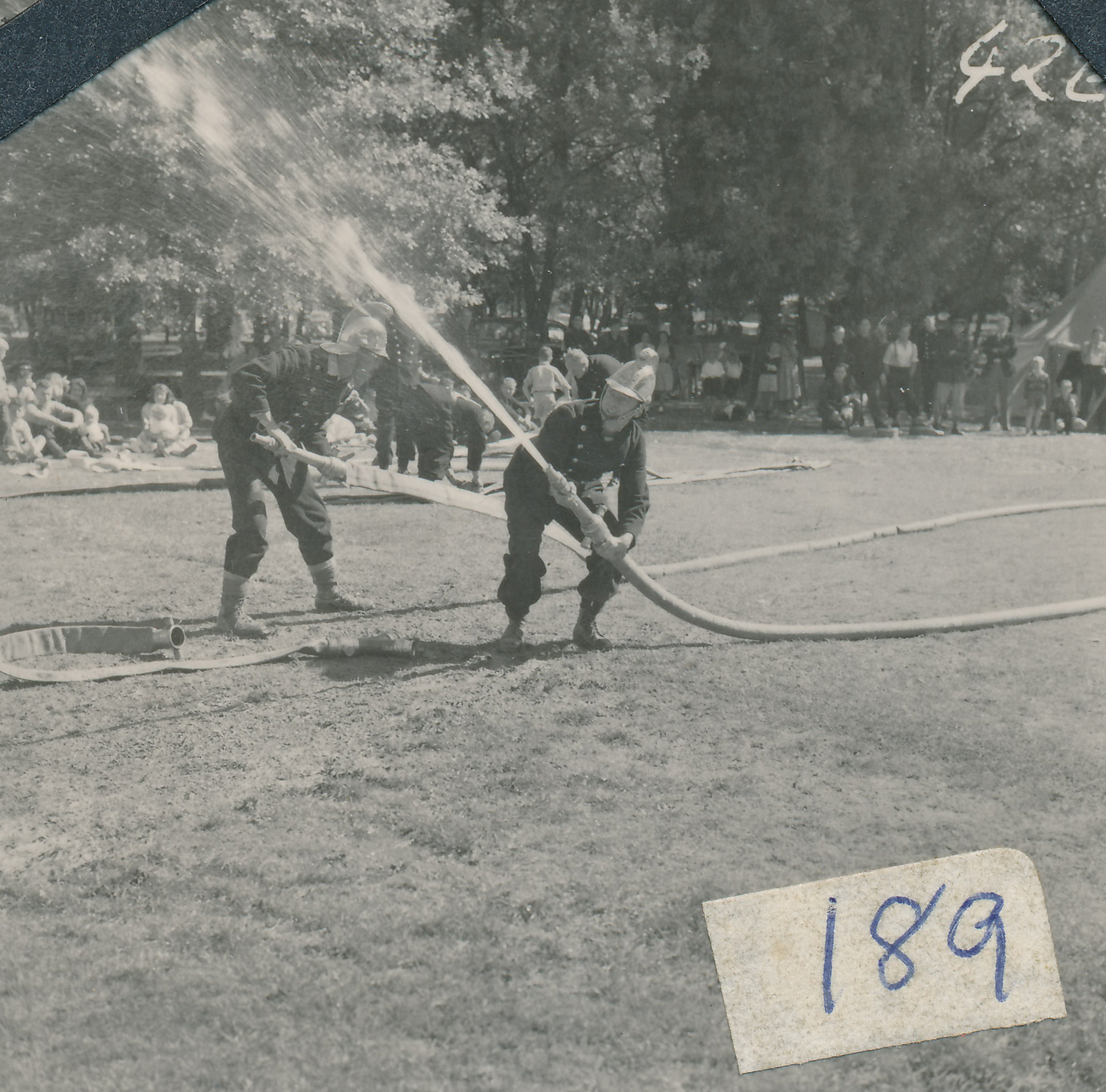 Silverstream Volunteer Fire Brigade; Maidstone Park; Fred Stringer and Gordon Hamilton
