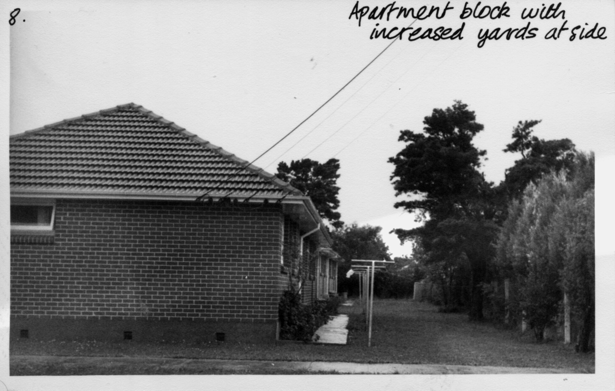 House; typical apartment block 2; view 1.