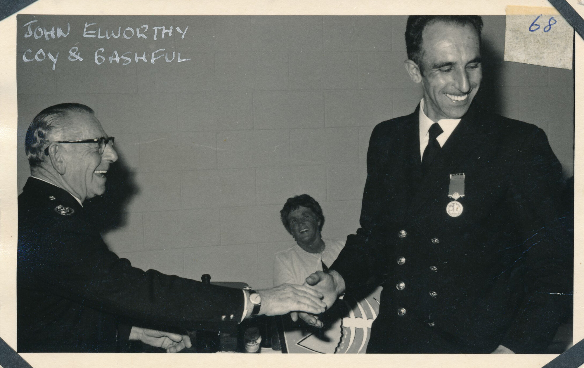 Silverstream Volunteer Fire Brigade; awards; 1969; John Elworthy 