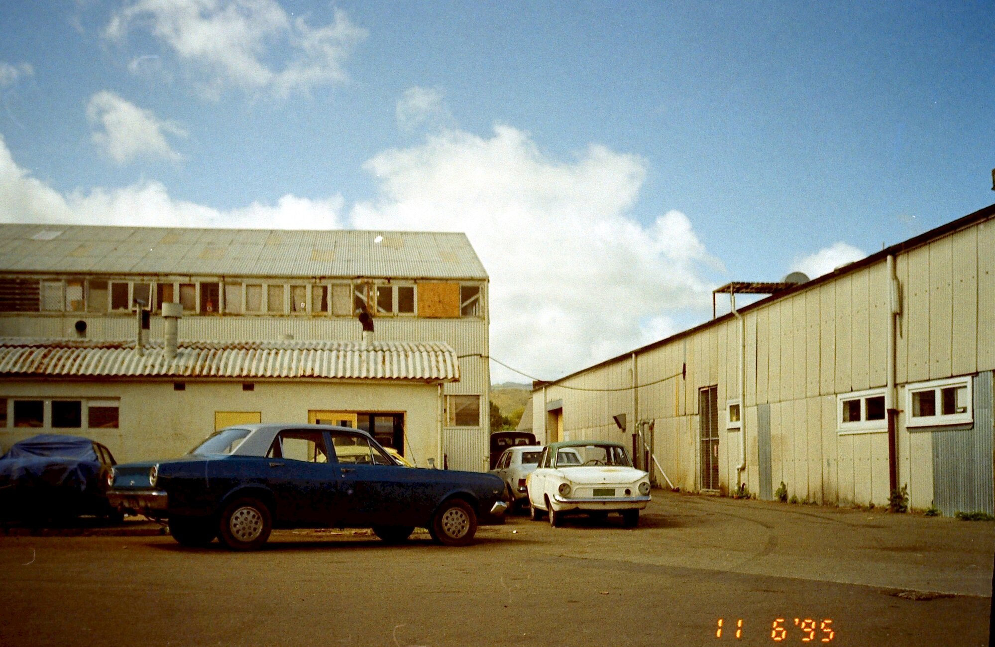 Industrial buildings, Merton Street, No 15-21; view from yard.