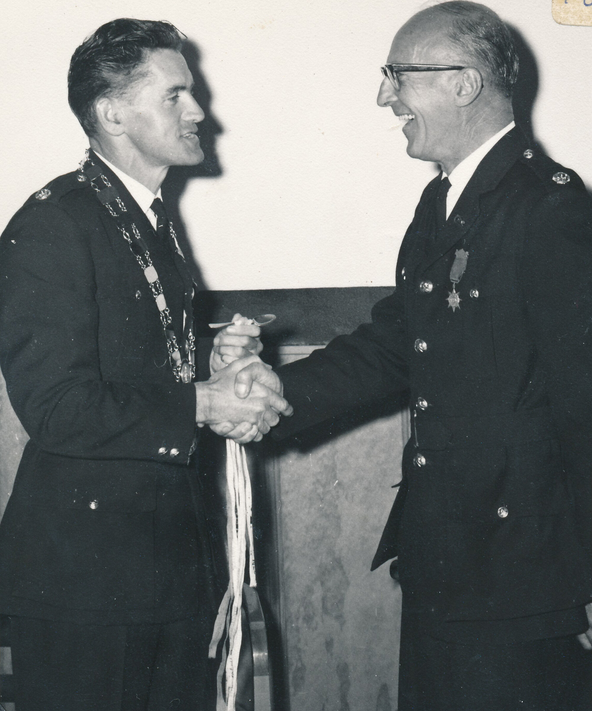 Silverstream Volunteer Fire Brigade; awards; 1969; Fred Stringer becomes president of the Wellington Provincial Fire Brigades' Association; 1969