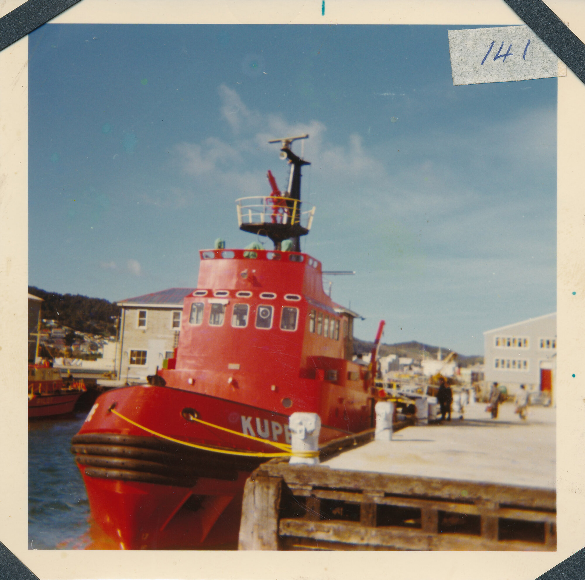 Silverstream Volunteer Fire Brigade collection; New Wellington Harbour Board Tug 1975