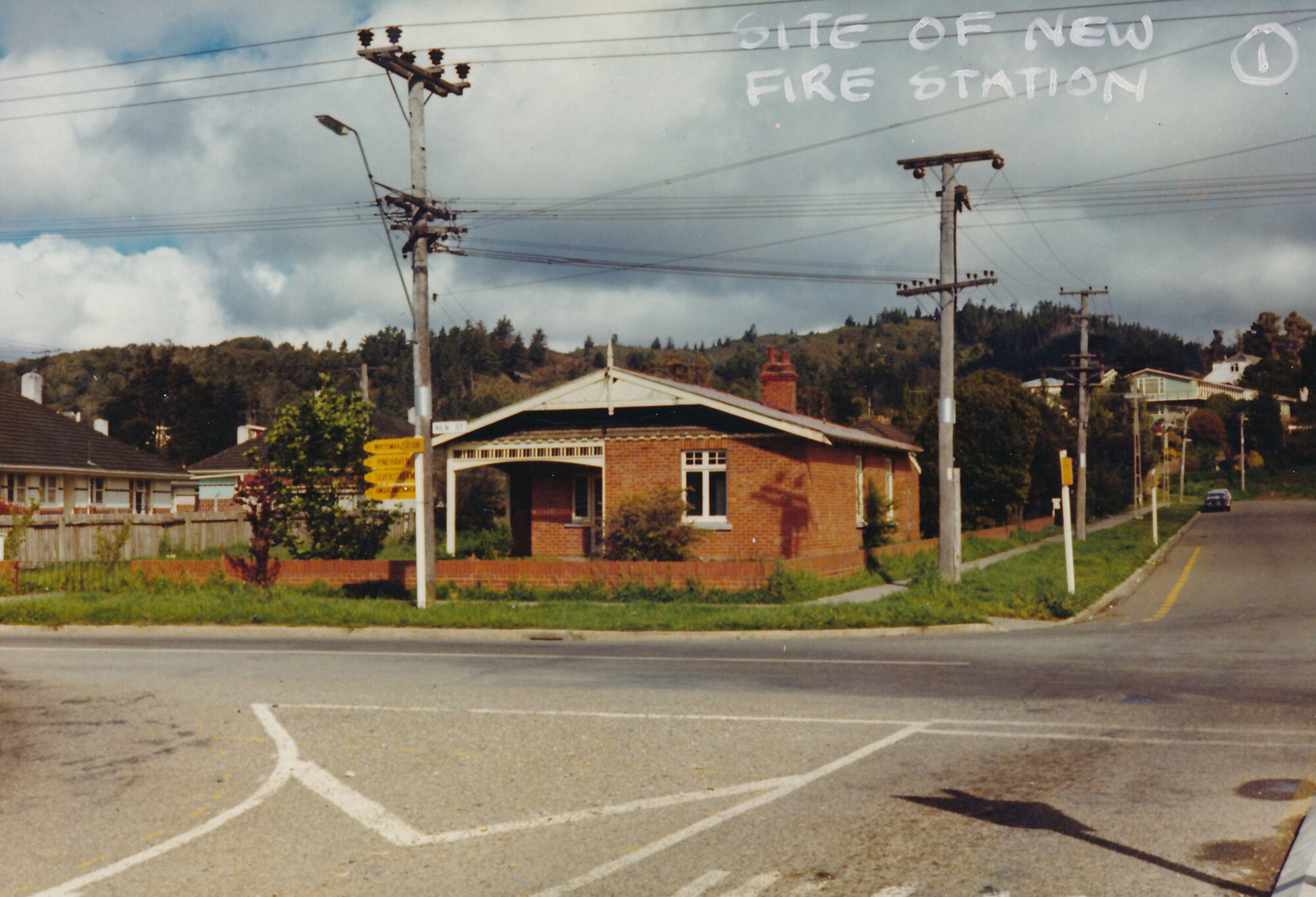 Silverstream Volunteer Fire Brigade; new station  site ca 1973