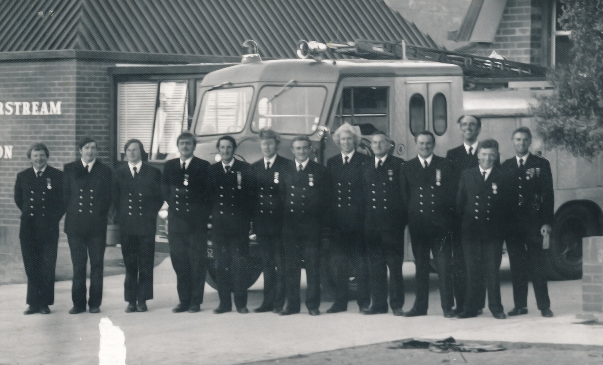 Silverstream Volunteer Fire Brigade; new station formal opening; November 1974; brigade