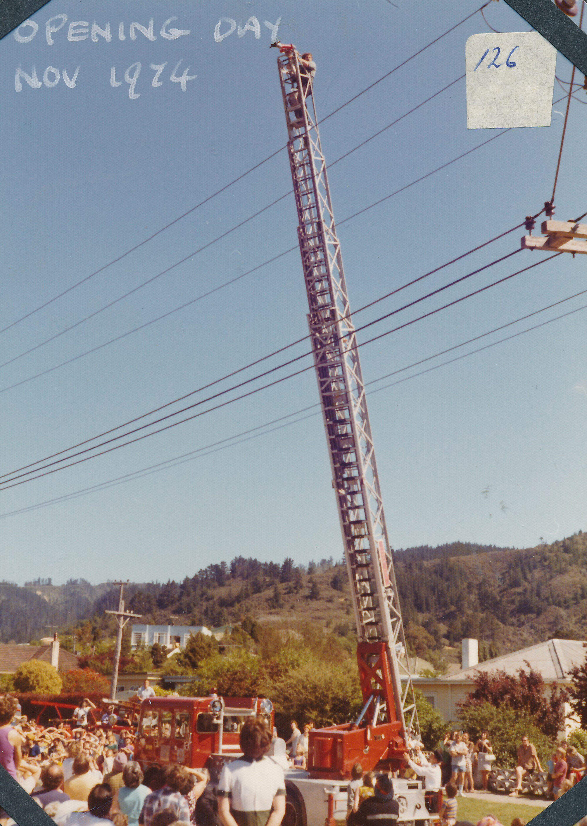 Silverstream Volunteer Fire Brigade; New station opening; November 1974