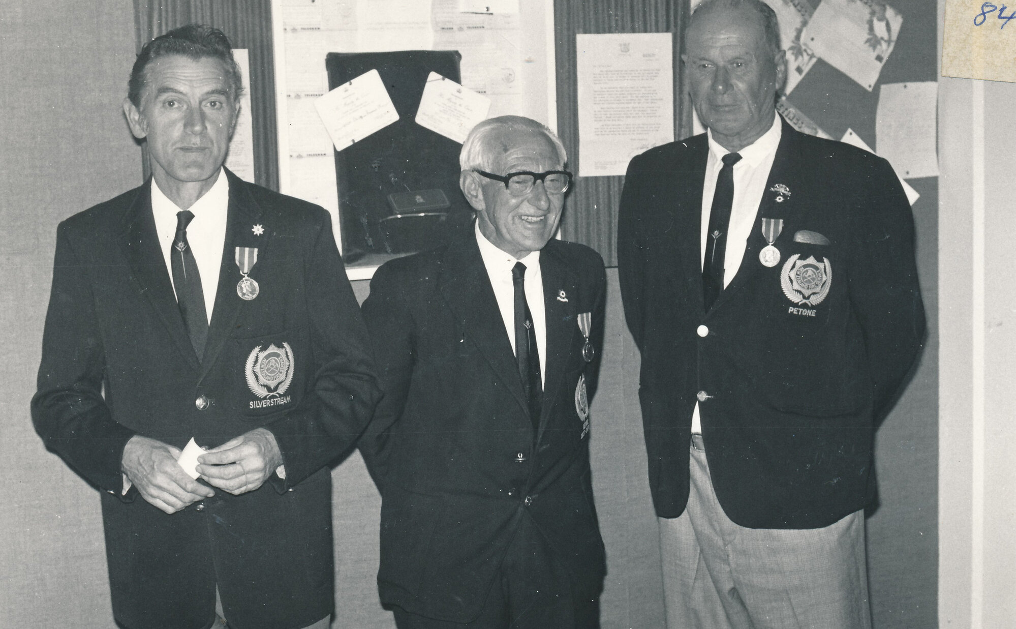 Silverstream Volunteer Fire Brigade; awards; 1977; Queen's Fire Service Medals