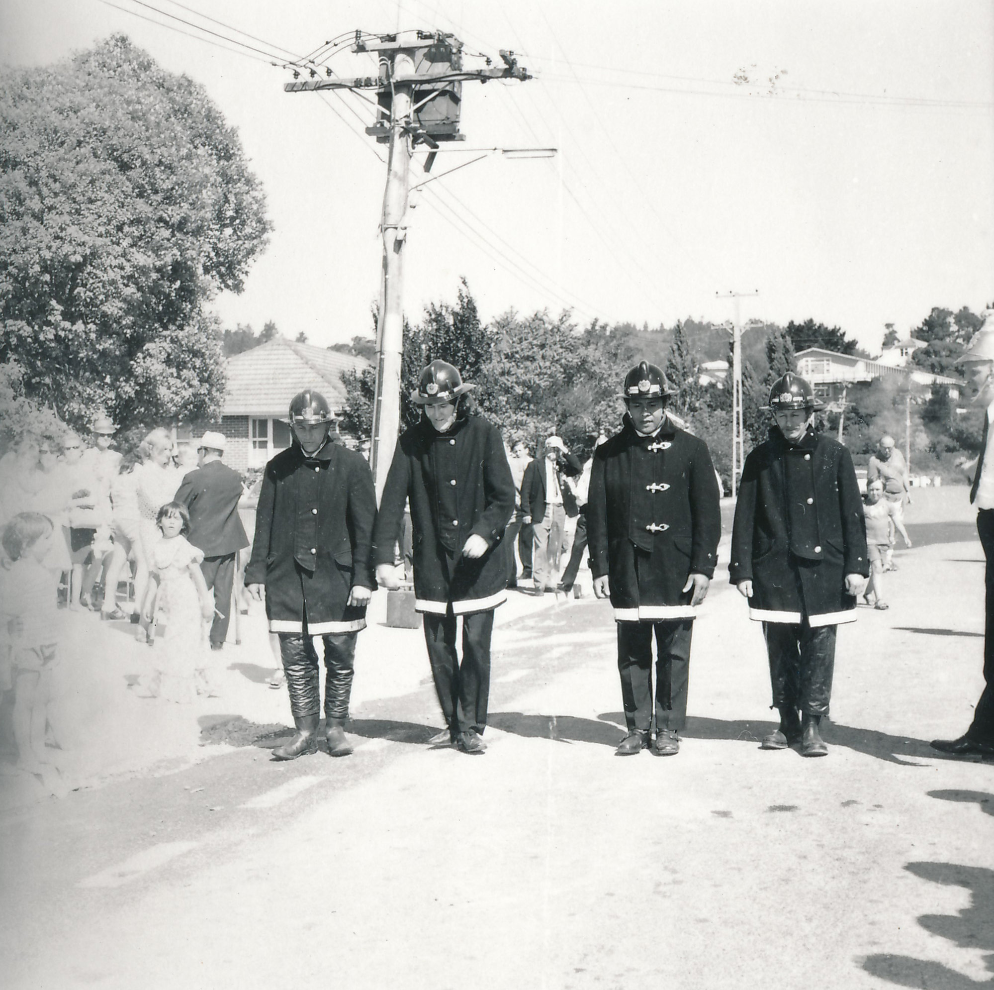 Silverstream Volunteer Fire Brigade; new station opening; November 1974