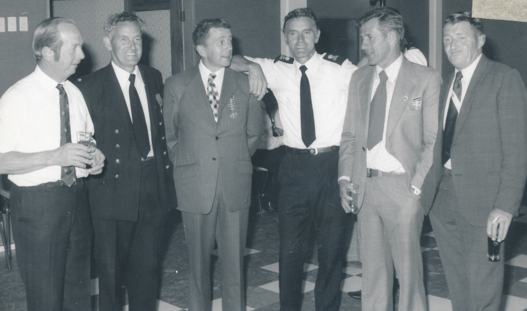 Silverstream Volunteer Fire Brigade group, 1957-1959?