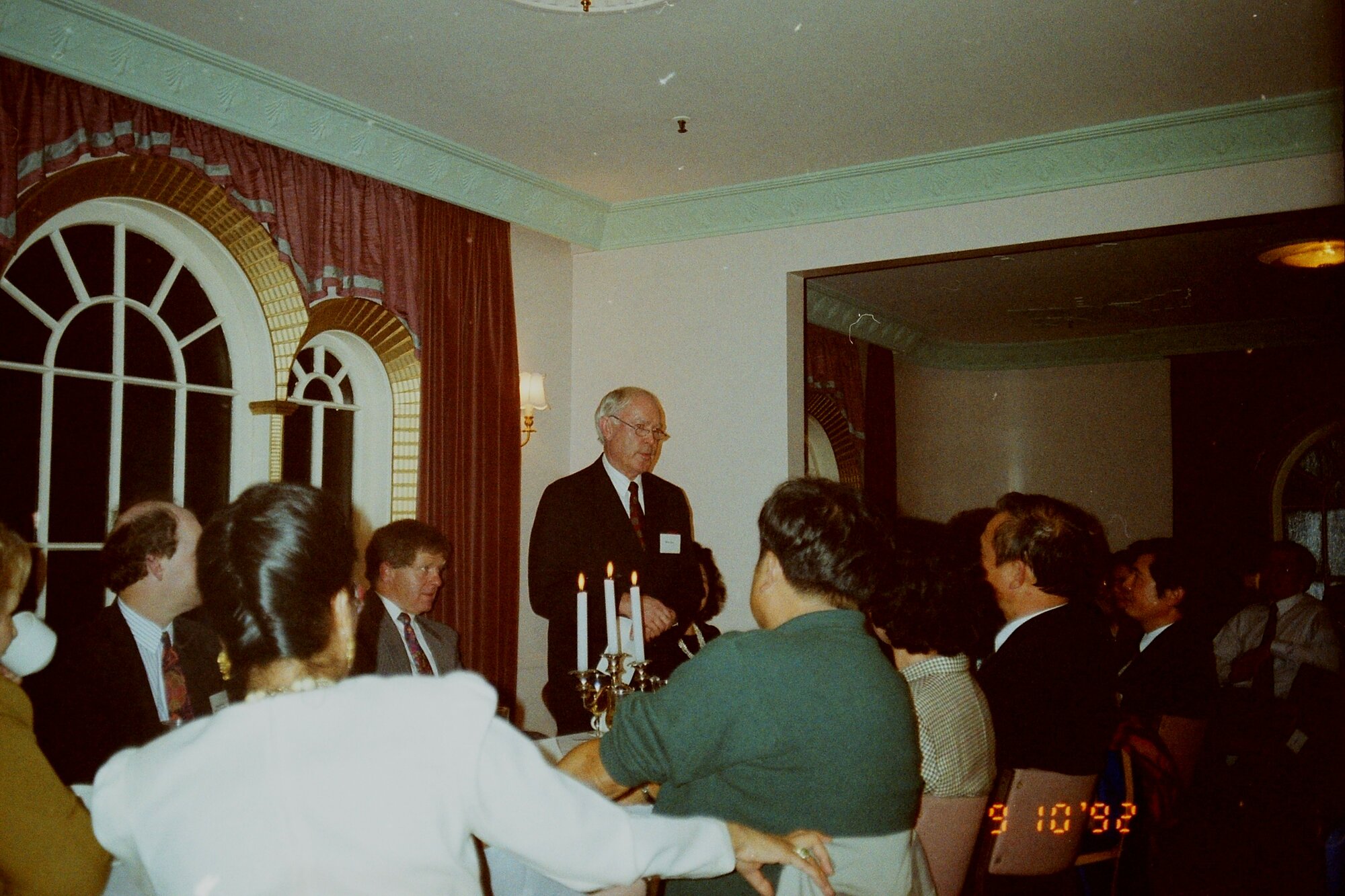 Craig's Flat ground-breaking; evening function; Dennis Ryan speaking