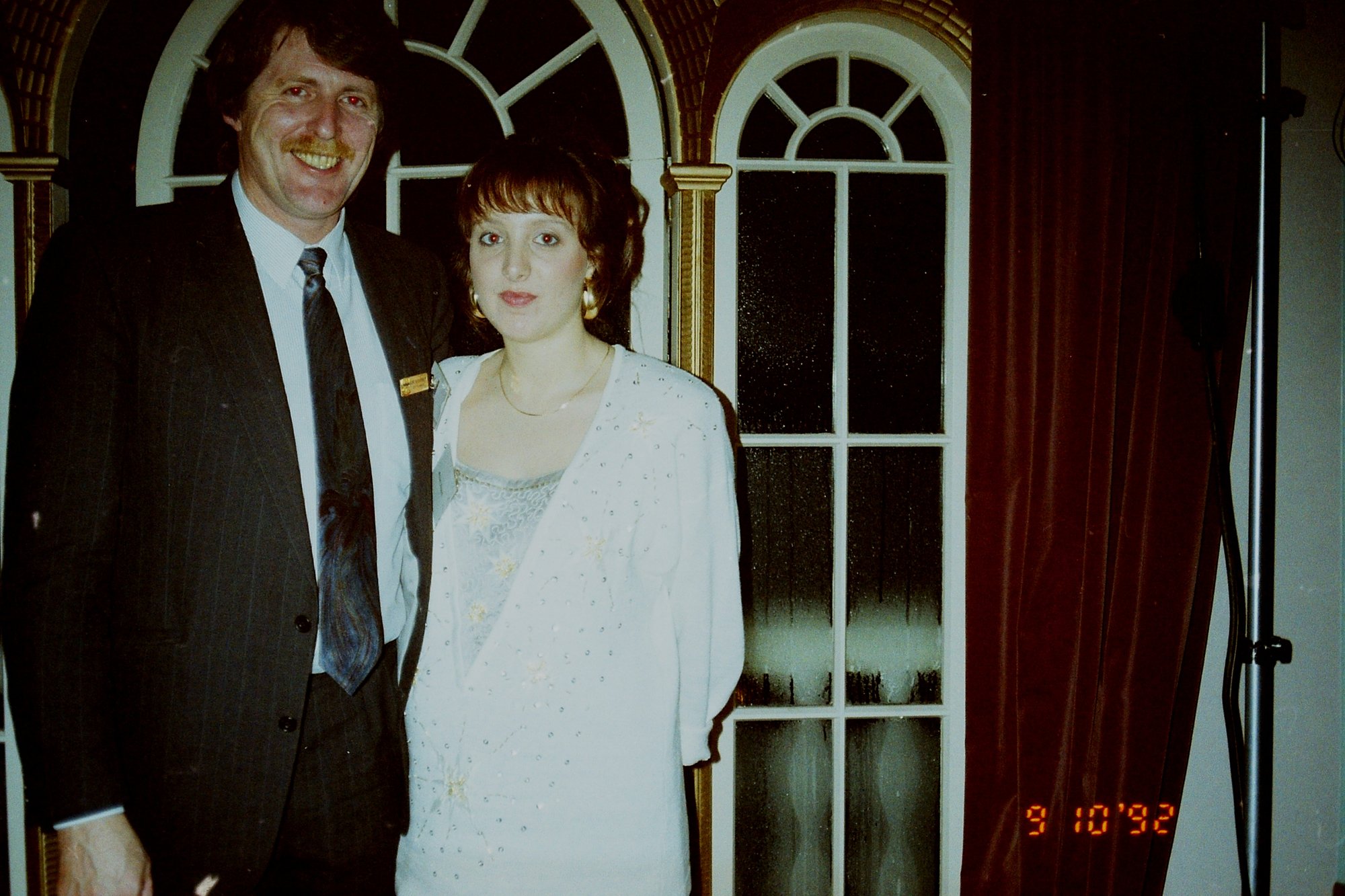 Craig's Flat ground-breaking; evening function; unidentified couple