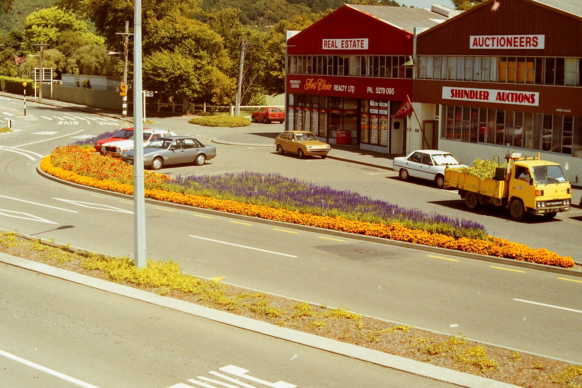 Gardens, Fergusson Drive; car park, corner of Martin Street