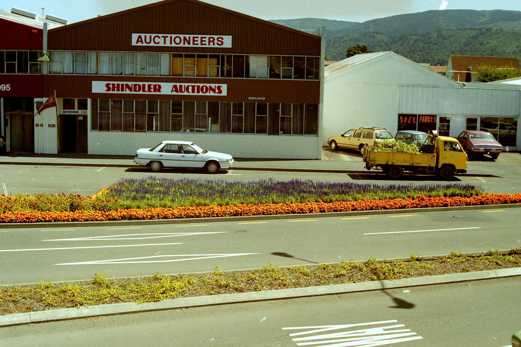 Gardens, Fergusson Drive; car park, corner of Martin Street; northern end