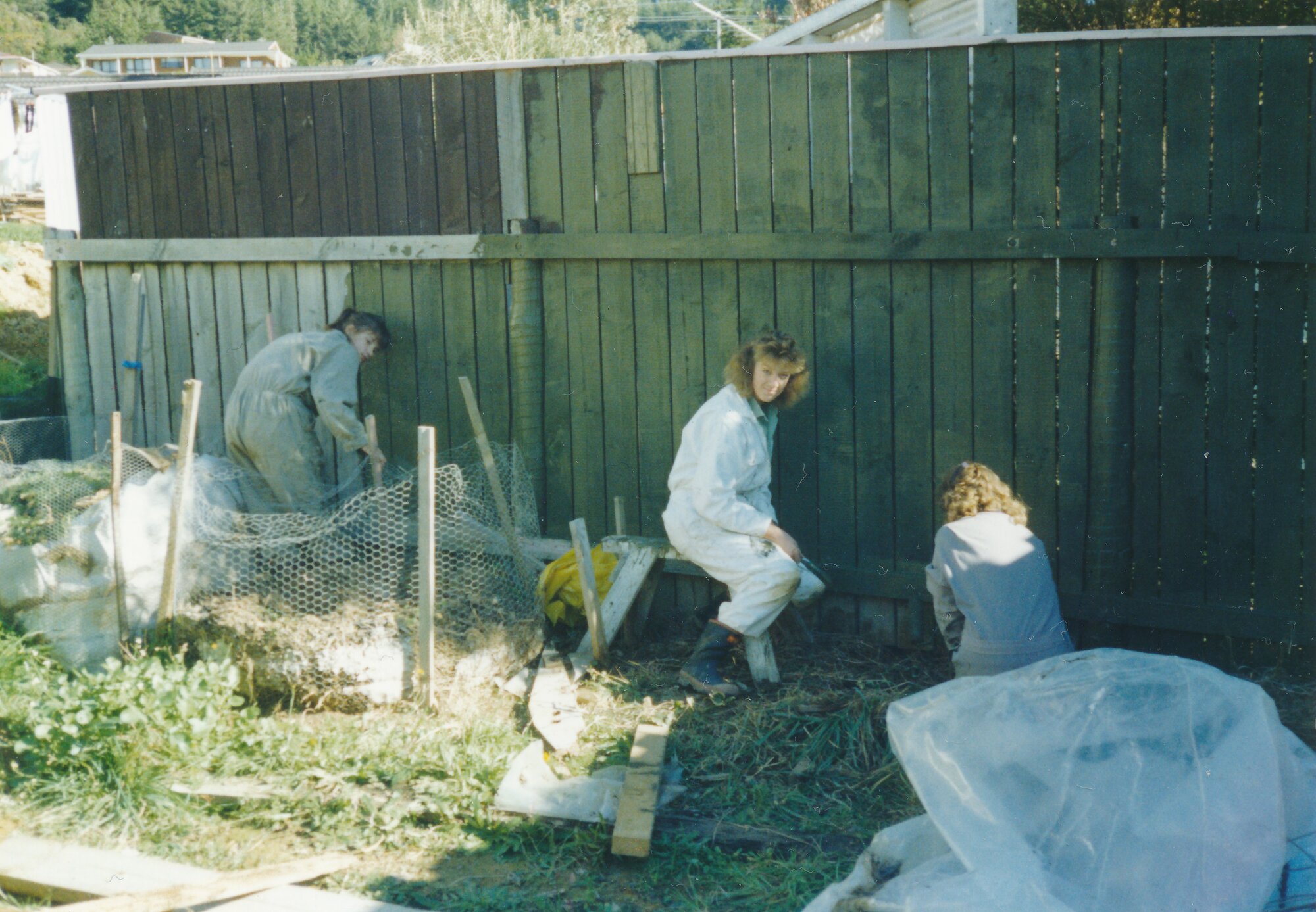 Girl Guides Association; Painting a Fence: ca 1980s