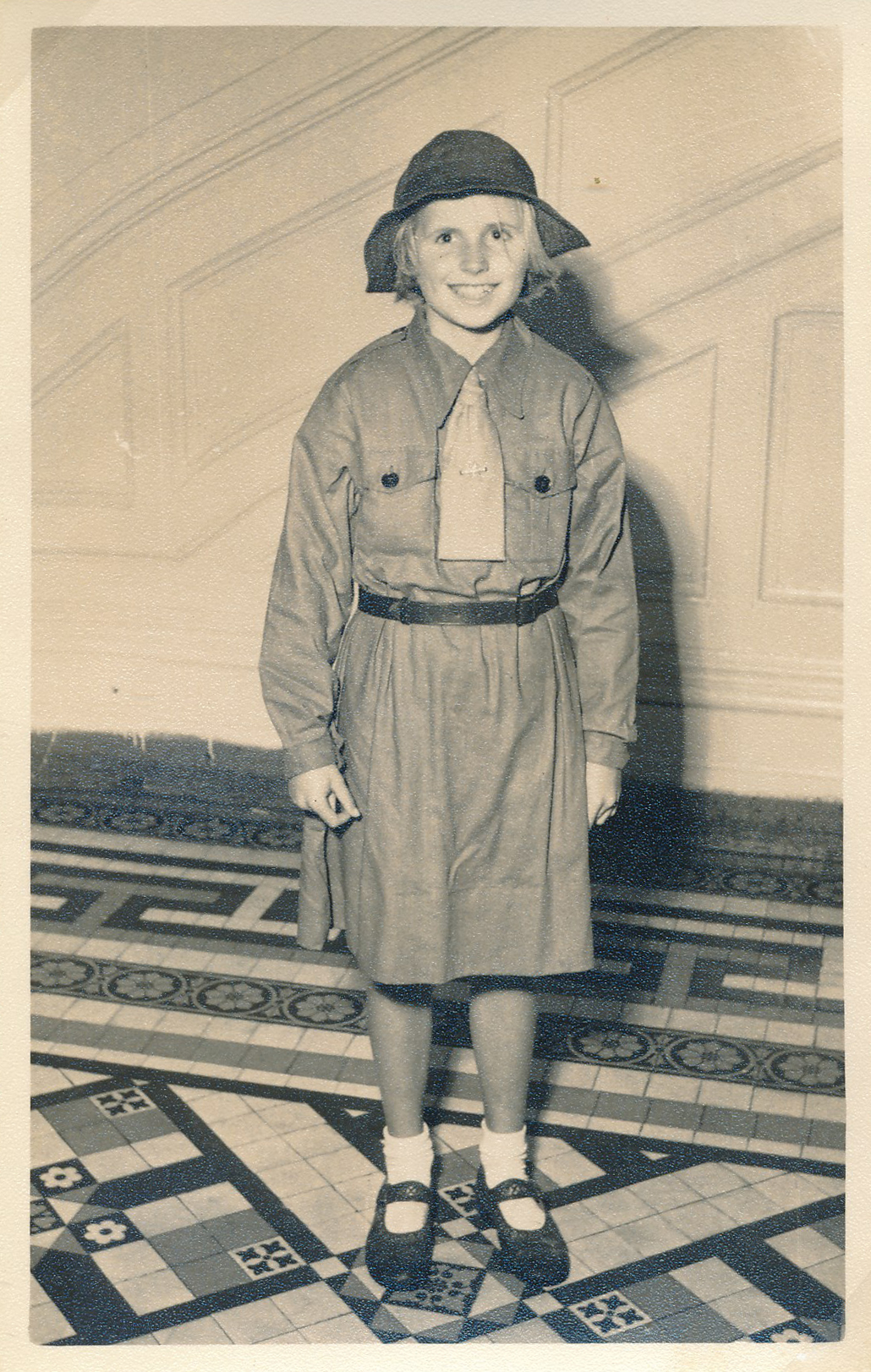 Marie Kemp; Member of the 1st Upper Hutt Brownie Pack; ca 1950s