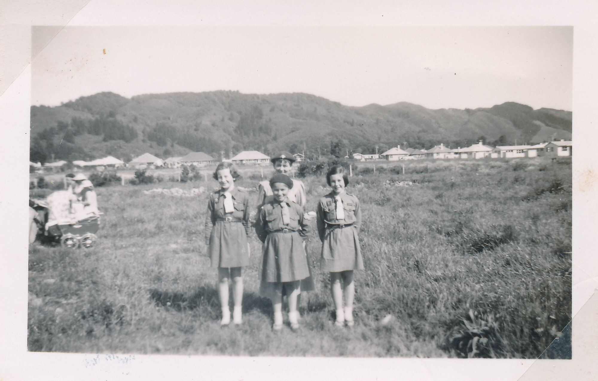 Members of the 1st Upper Hutt Brownie Pack; ca 1950s