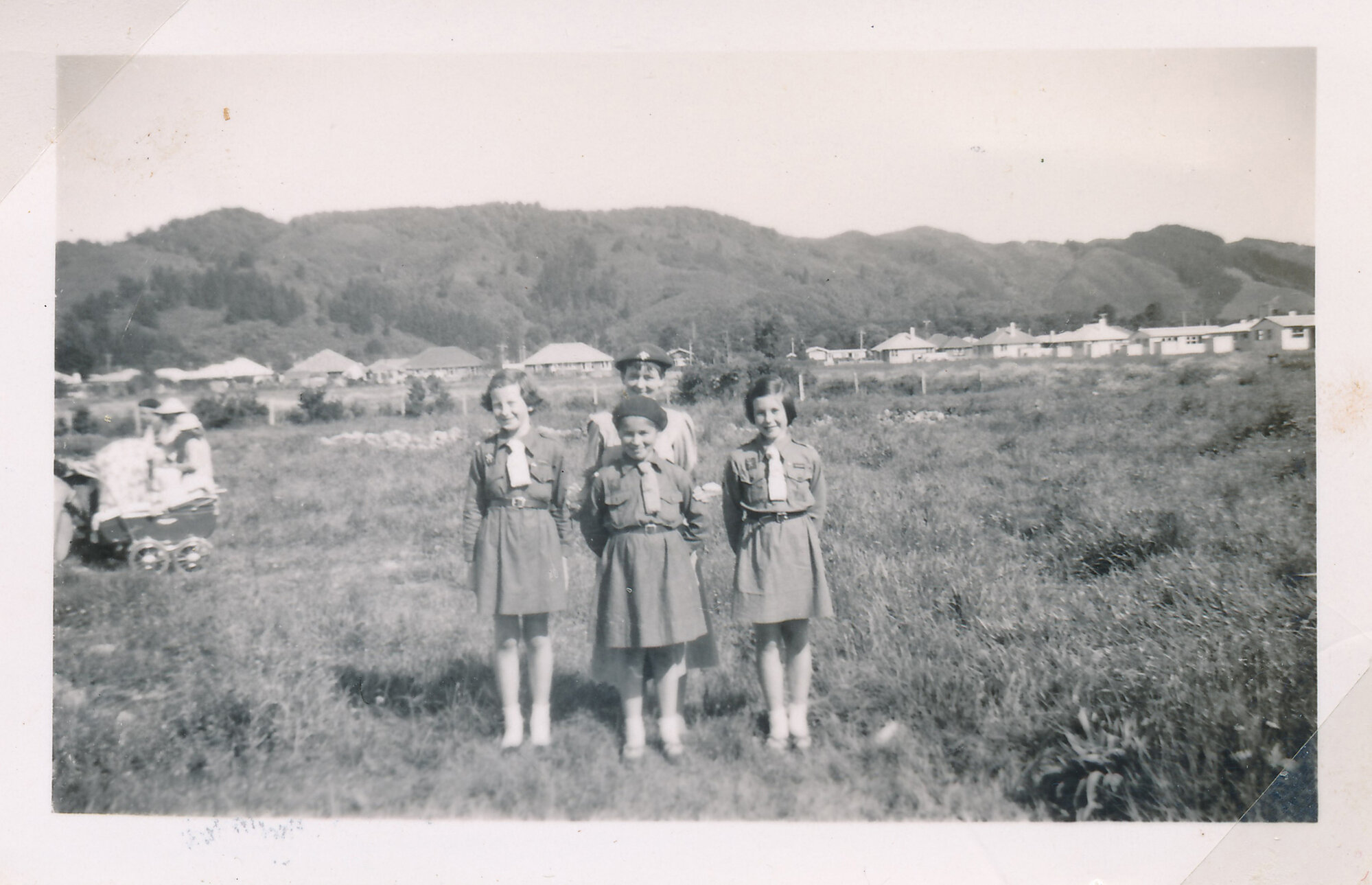 Members of the 1st Upper Hutt Brownie Pack; ca 1950s