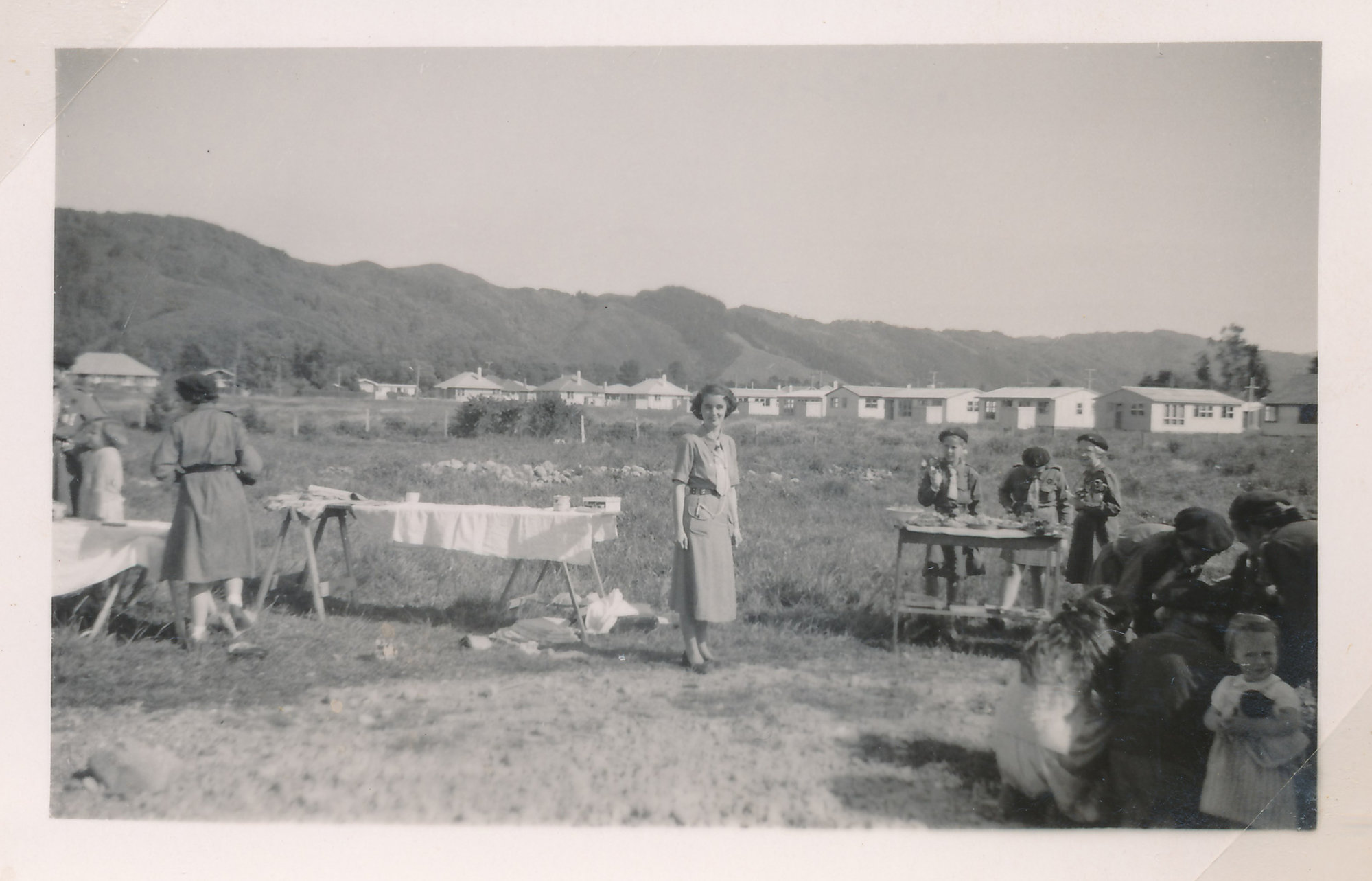 Members of the 1st Upper Hutt Brownie Pack; ca 1950s