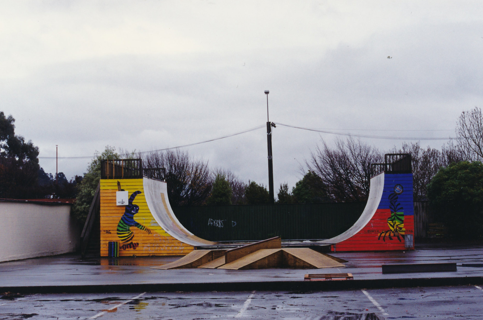 Skate ramp; Maidstone Park; June 1998