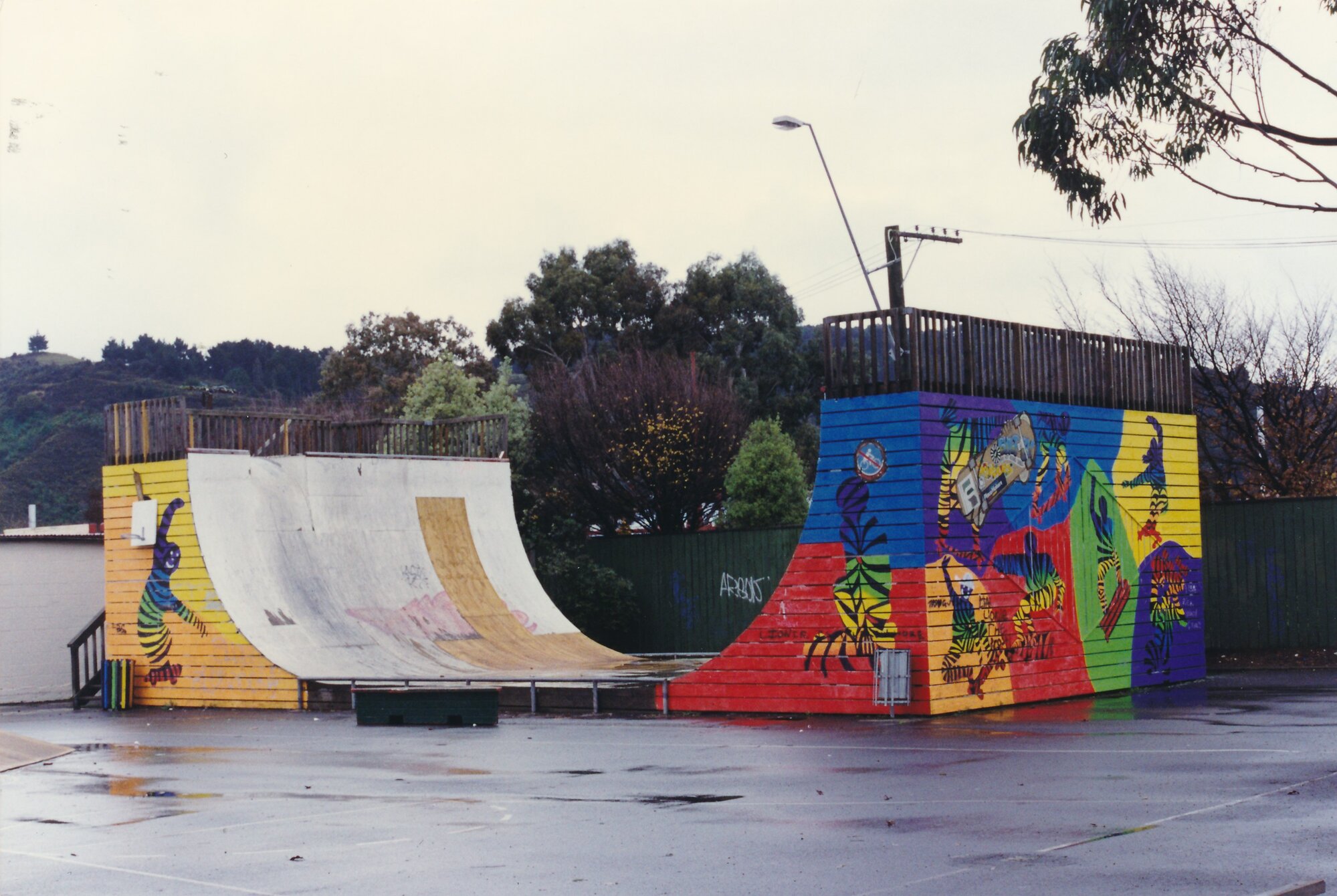 Skate ramp; Maidstone Park; June 1998