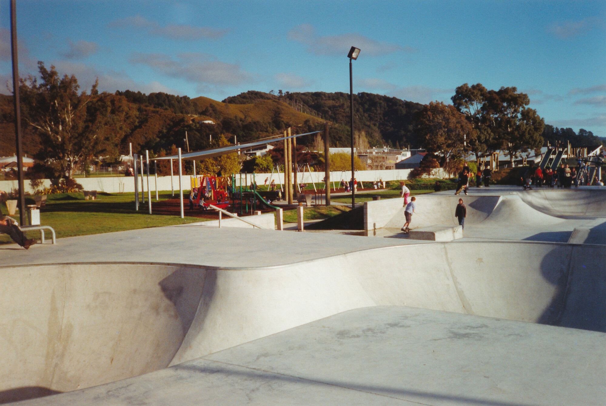 Skate park at Maidstone Max on Opening Day; 28 April 2001