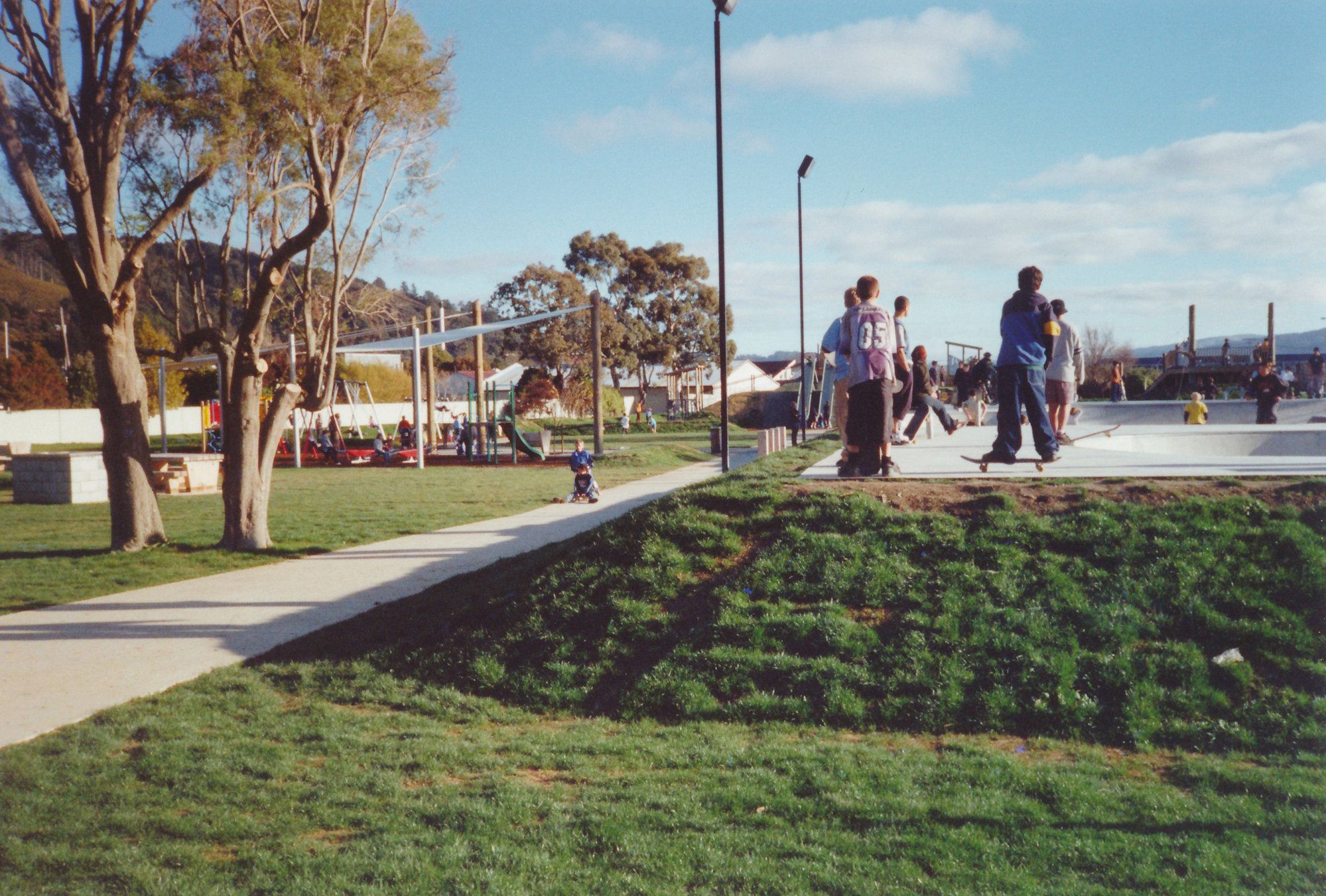 Skate park at Maidstone Max on Opening Day; 28 April 2001