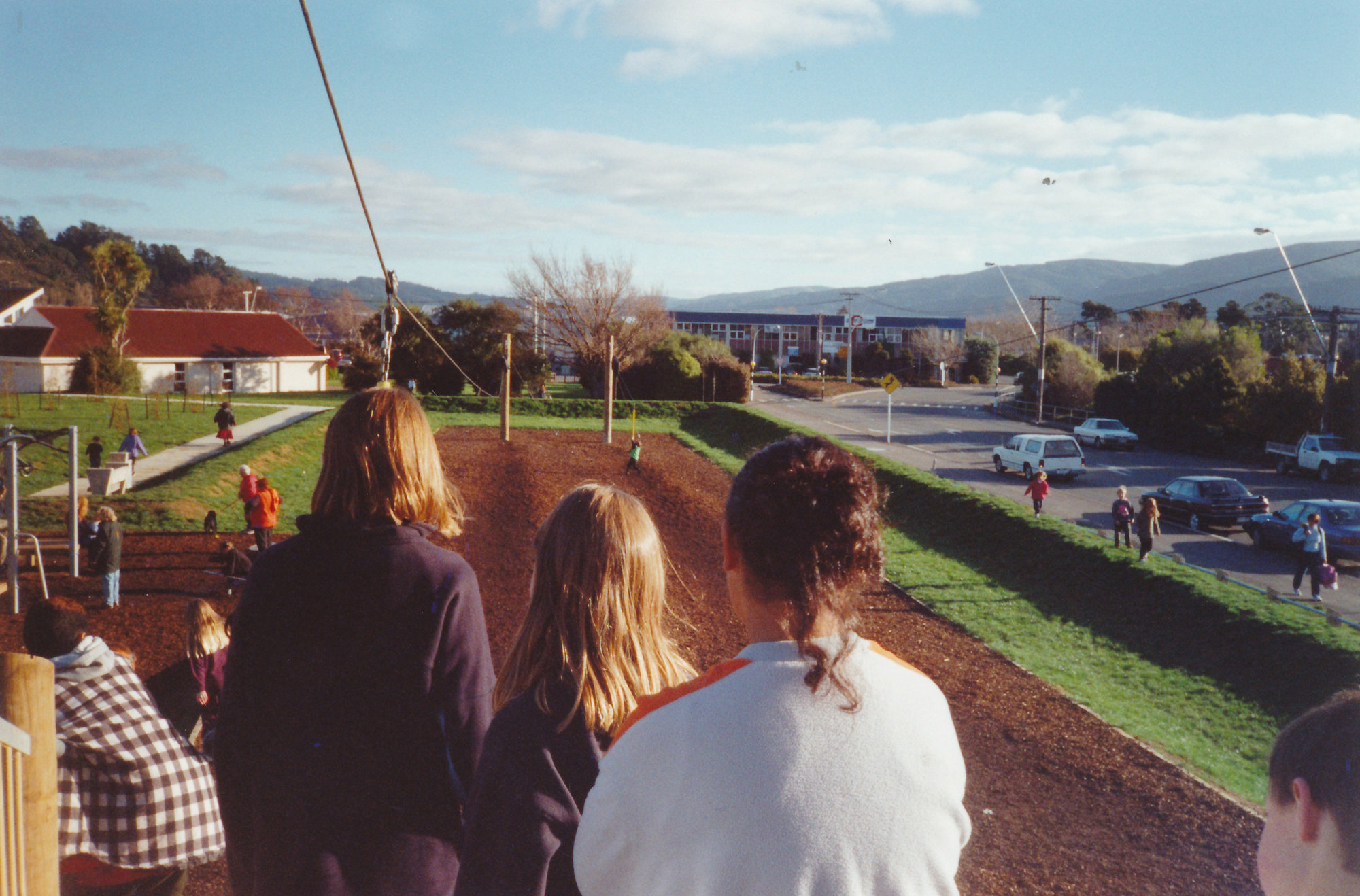 Flying fox at Maidstone Max; Opening Day; April 2001