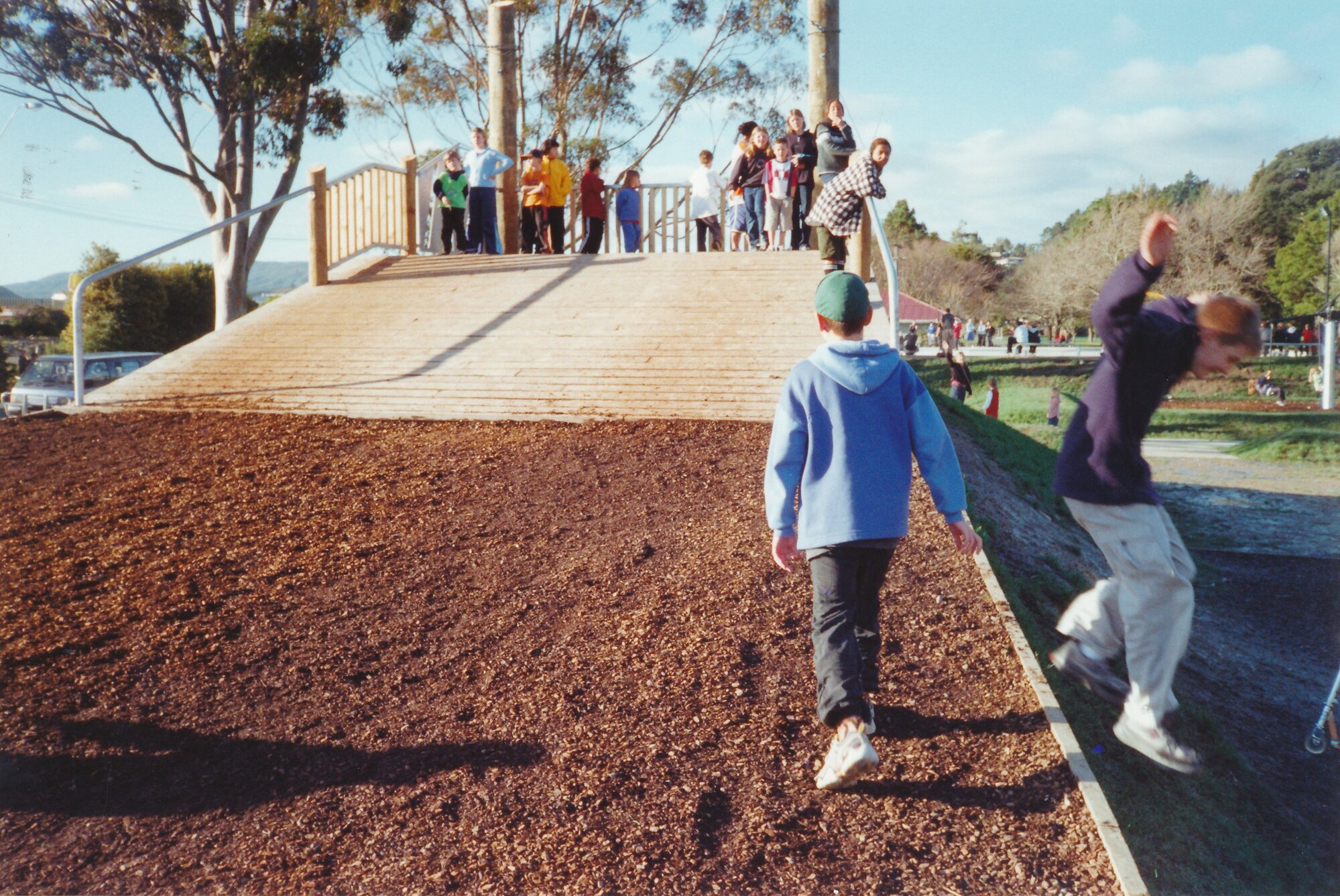Flying fox at Maidstone Max; Opening Day; April 2001