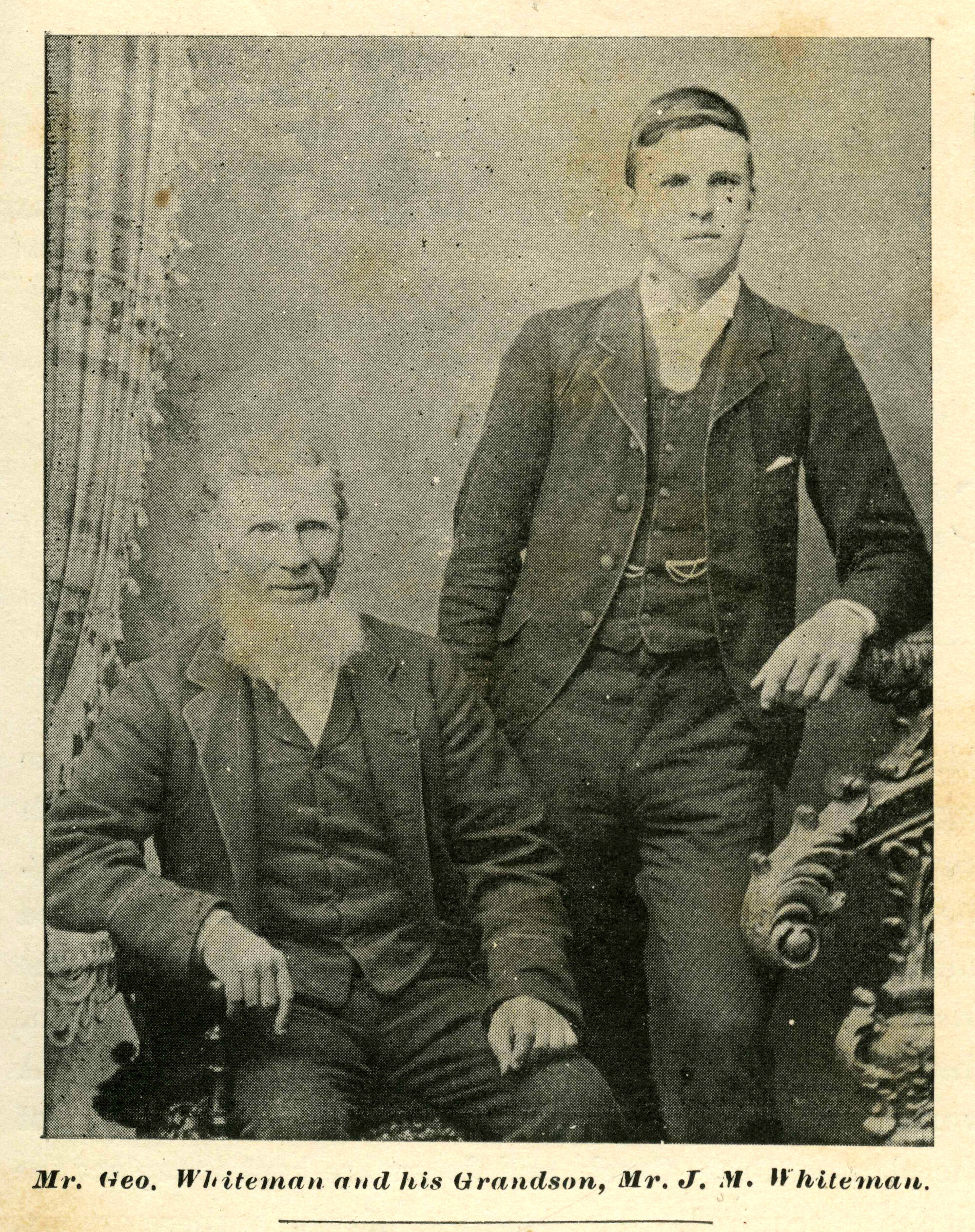 George Whiteman and Grandson J. M. Whiteman