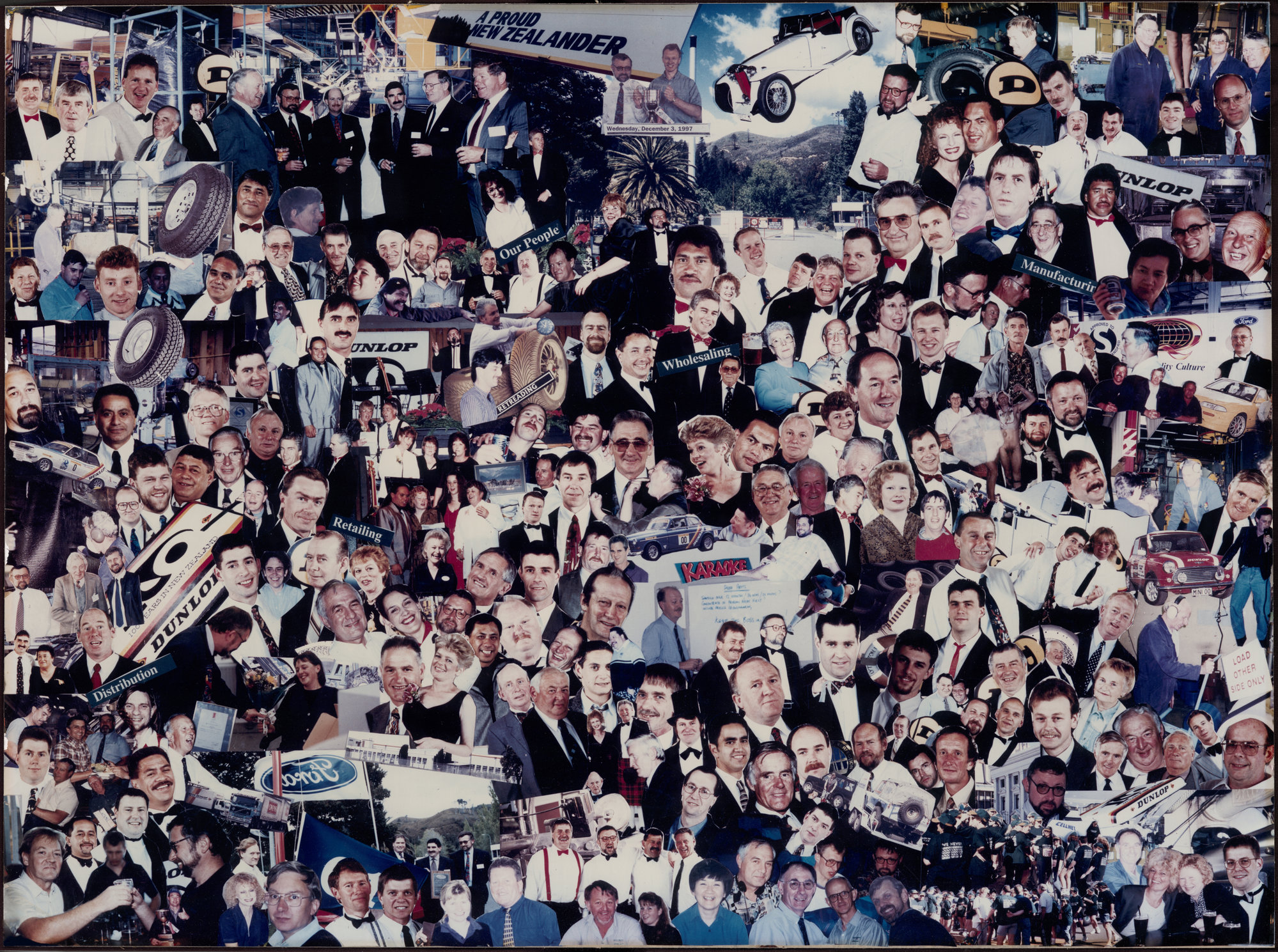 Dunlop photographic collage ca 1997