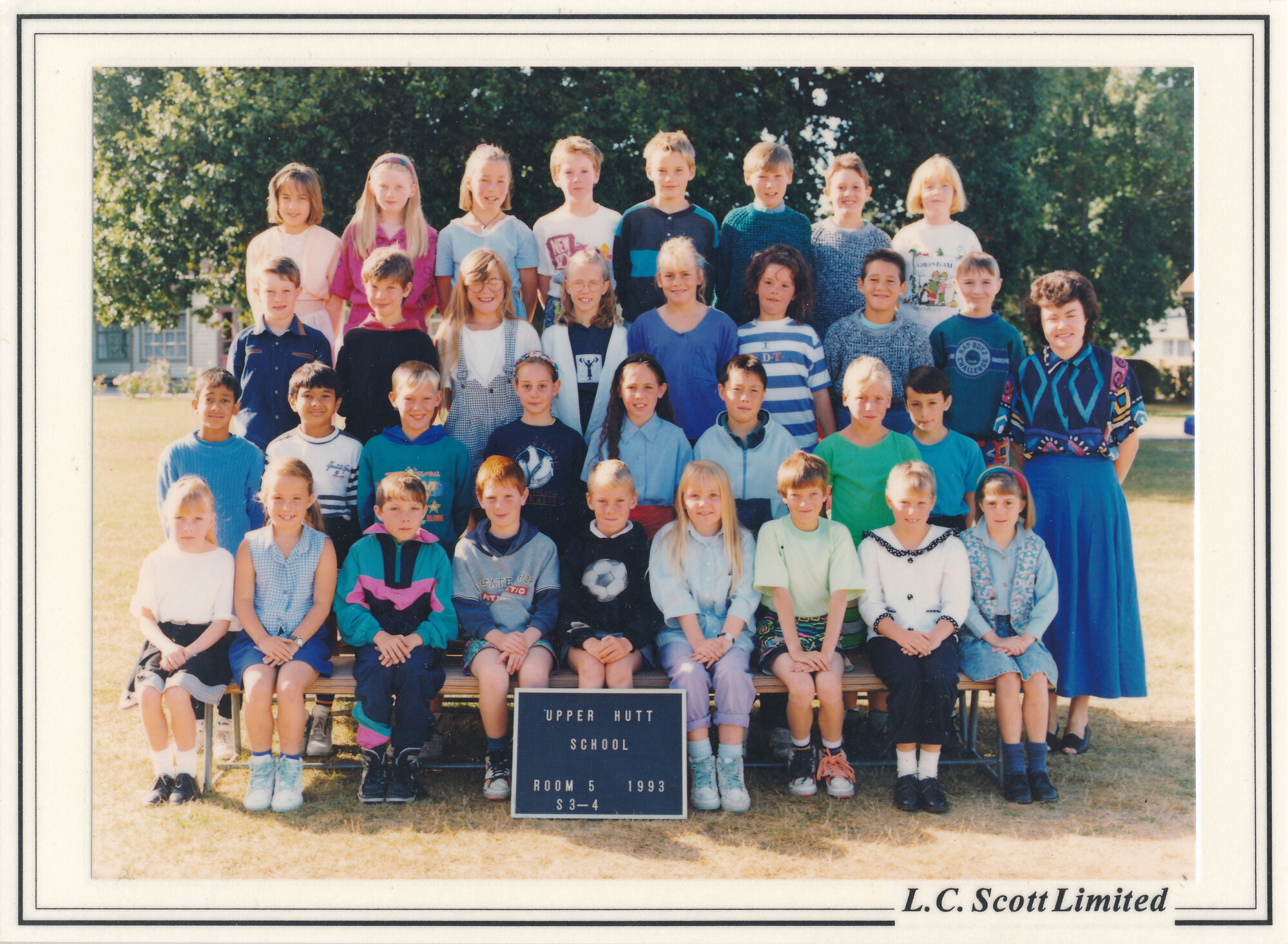 Upper Hutt School, Room 5; 1993