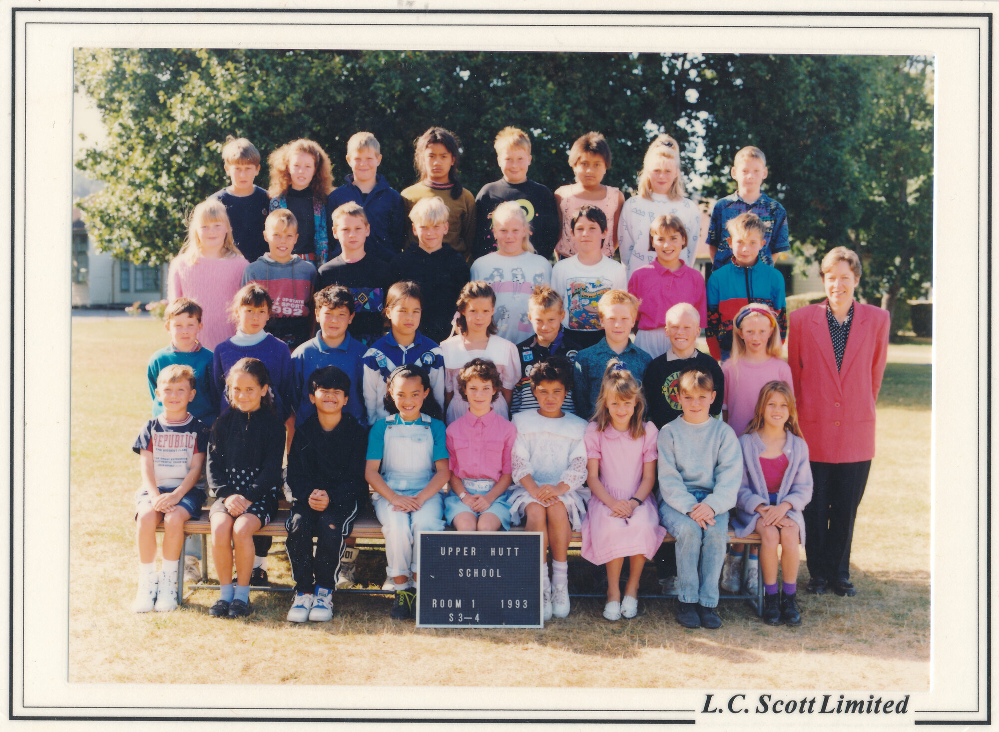 Upper Hutt School, Room 1; 1993
