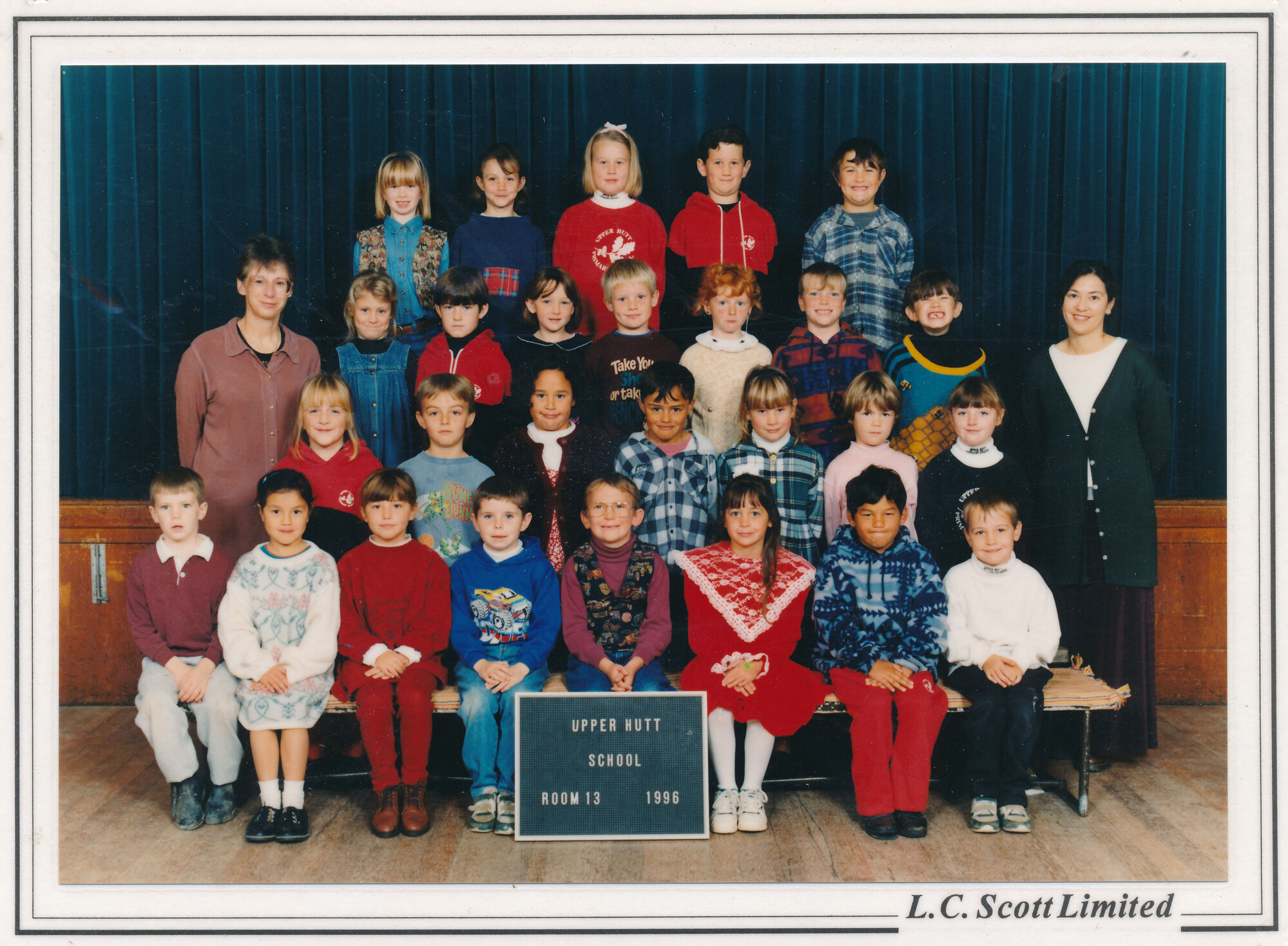 Upper Hutt School, Room 13; 1996
