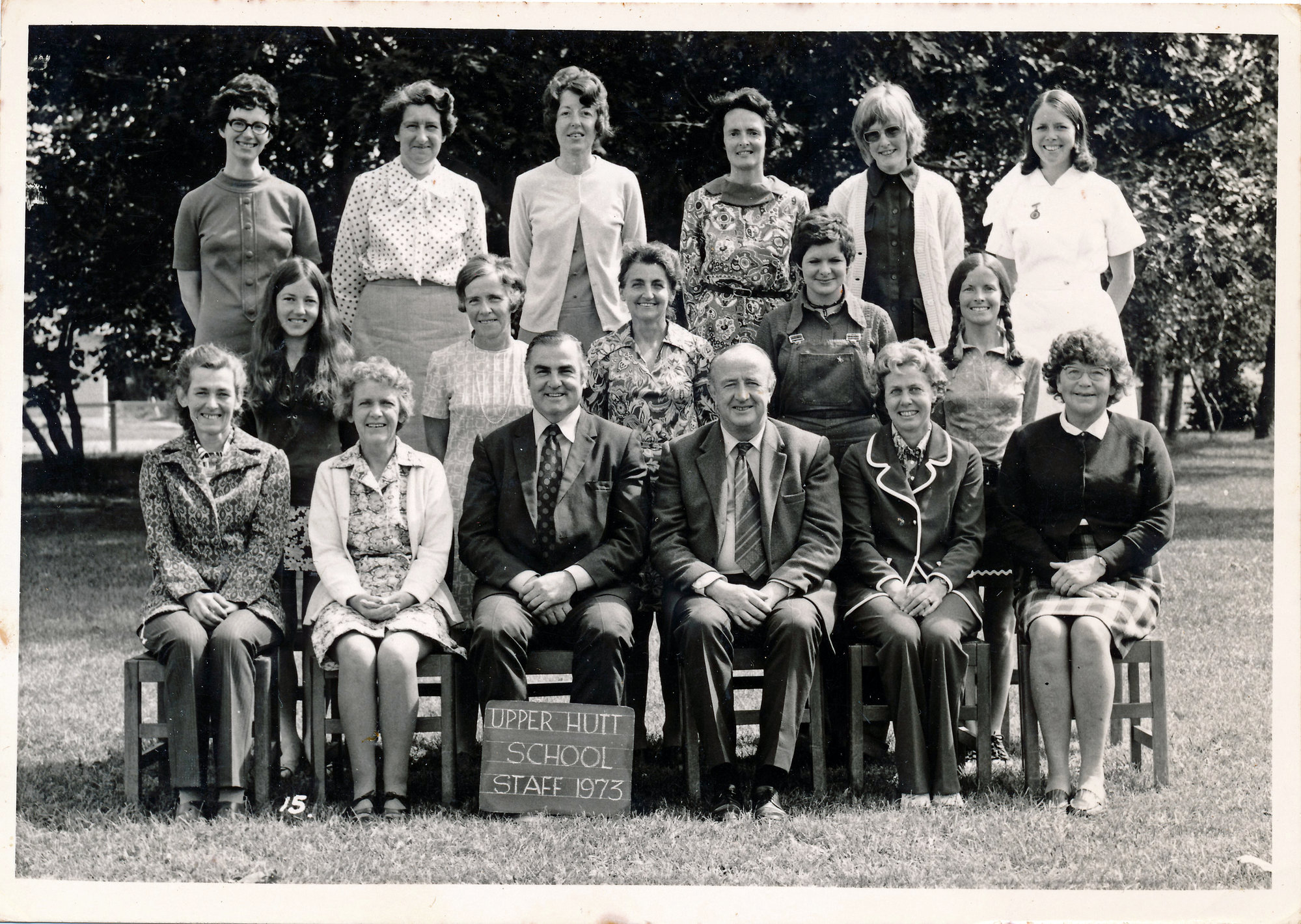 Upper Hutt School, Staff; 1973