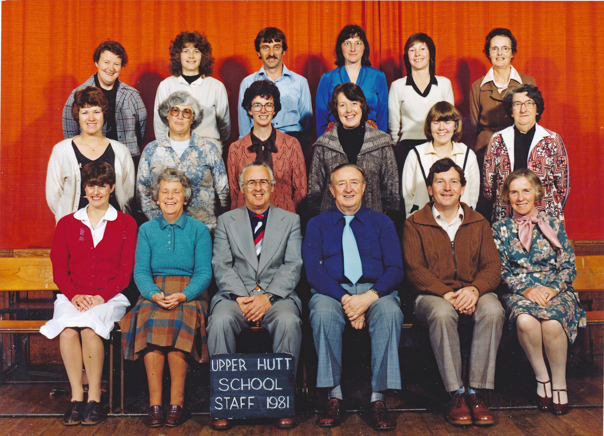 Upper Hutt School, Staff; 1981