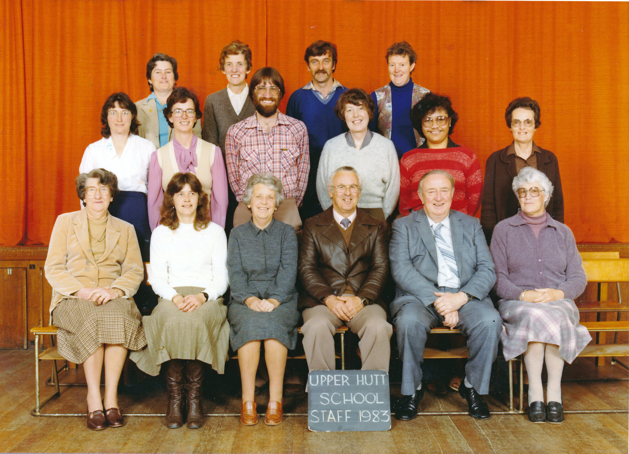 Upper Hutt School Room, Staff; 1983