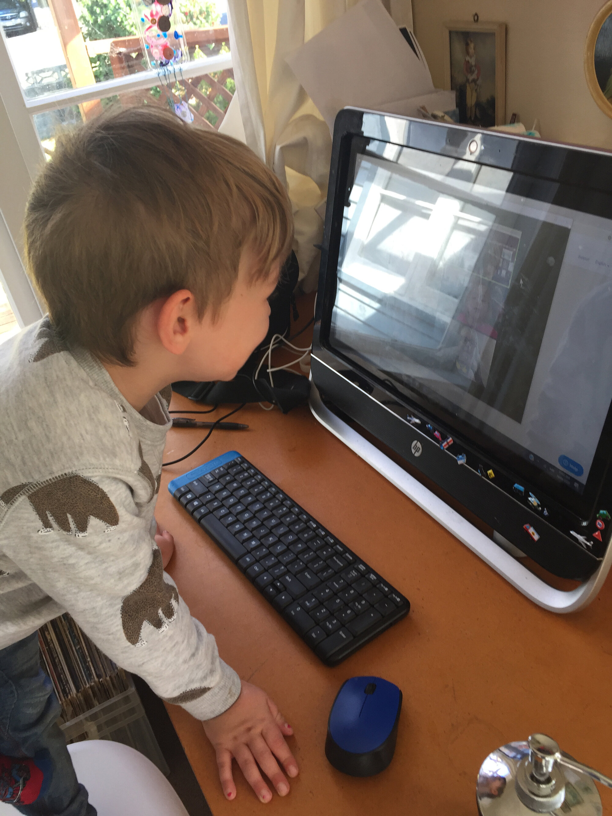 Covid-19, Preschool Zoom Mat time