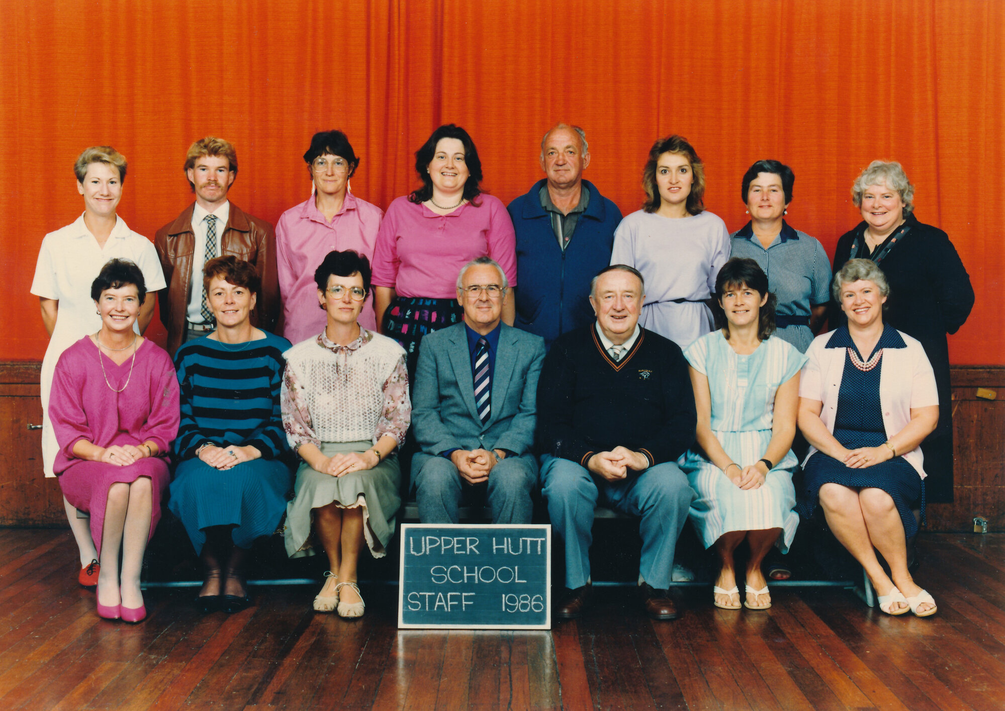 Upper Hutt School, Staff; 1986