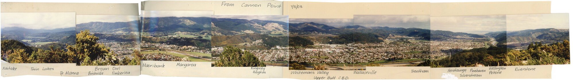 Panorama of Upper Hutt; 2003