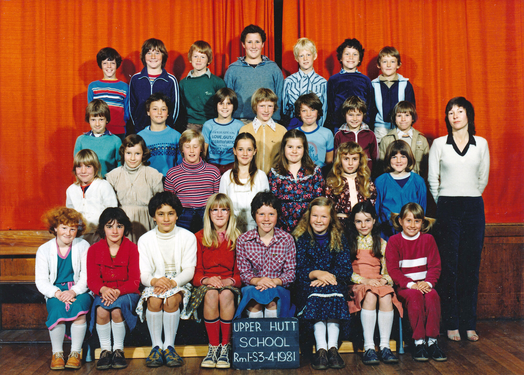 Upper Hutt School, Room 1, Standard 3 and 4; 1981