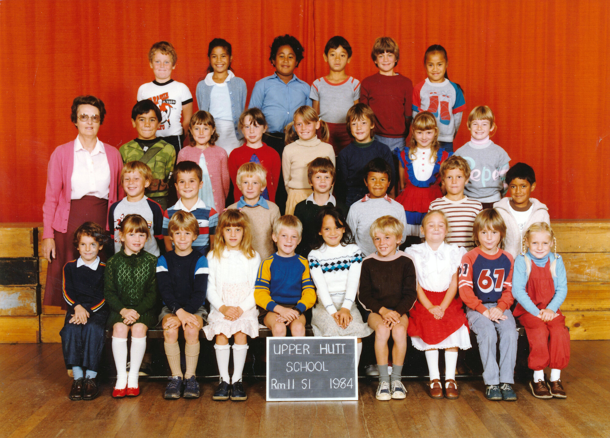 Upper Hutt School, Room 11, Standard 1; 1984