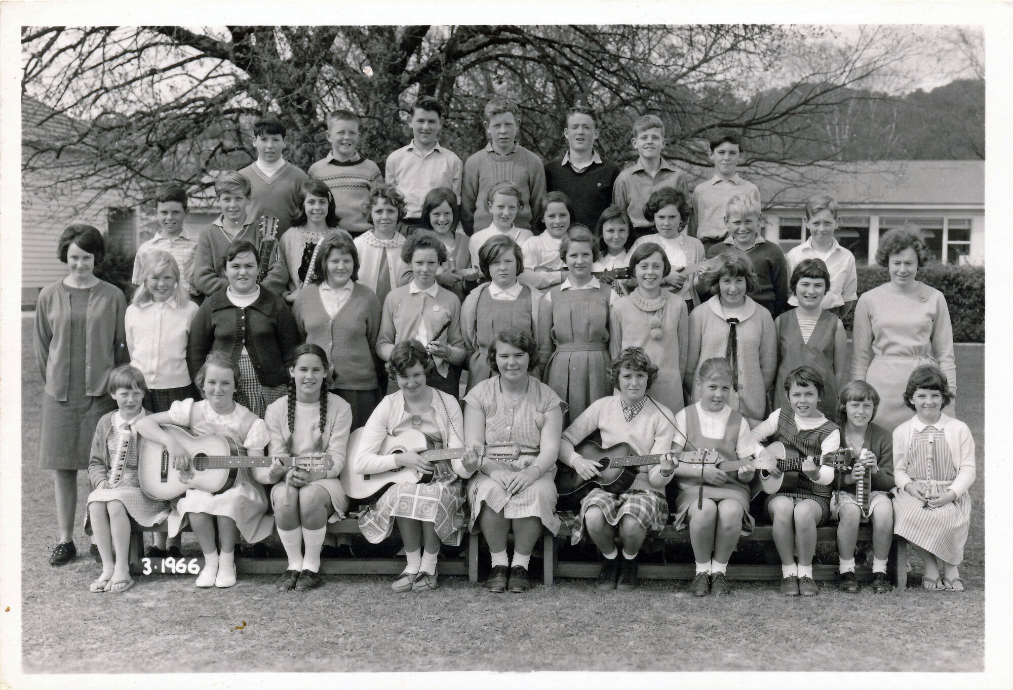 Upper Hutt School, unidentified class photo; 1966