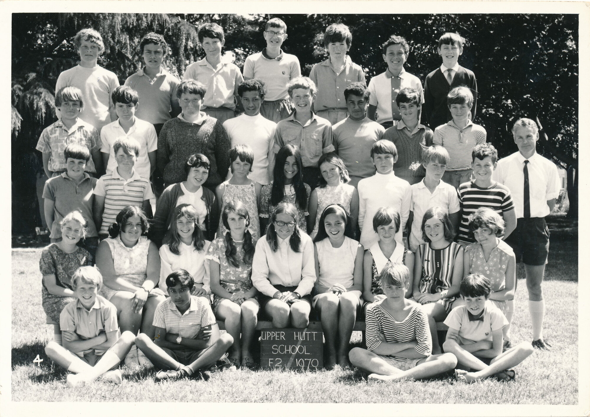Upper Hutt School, Form 2; 1970