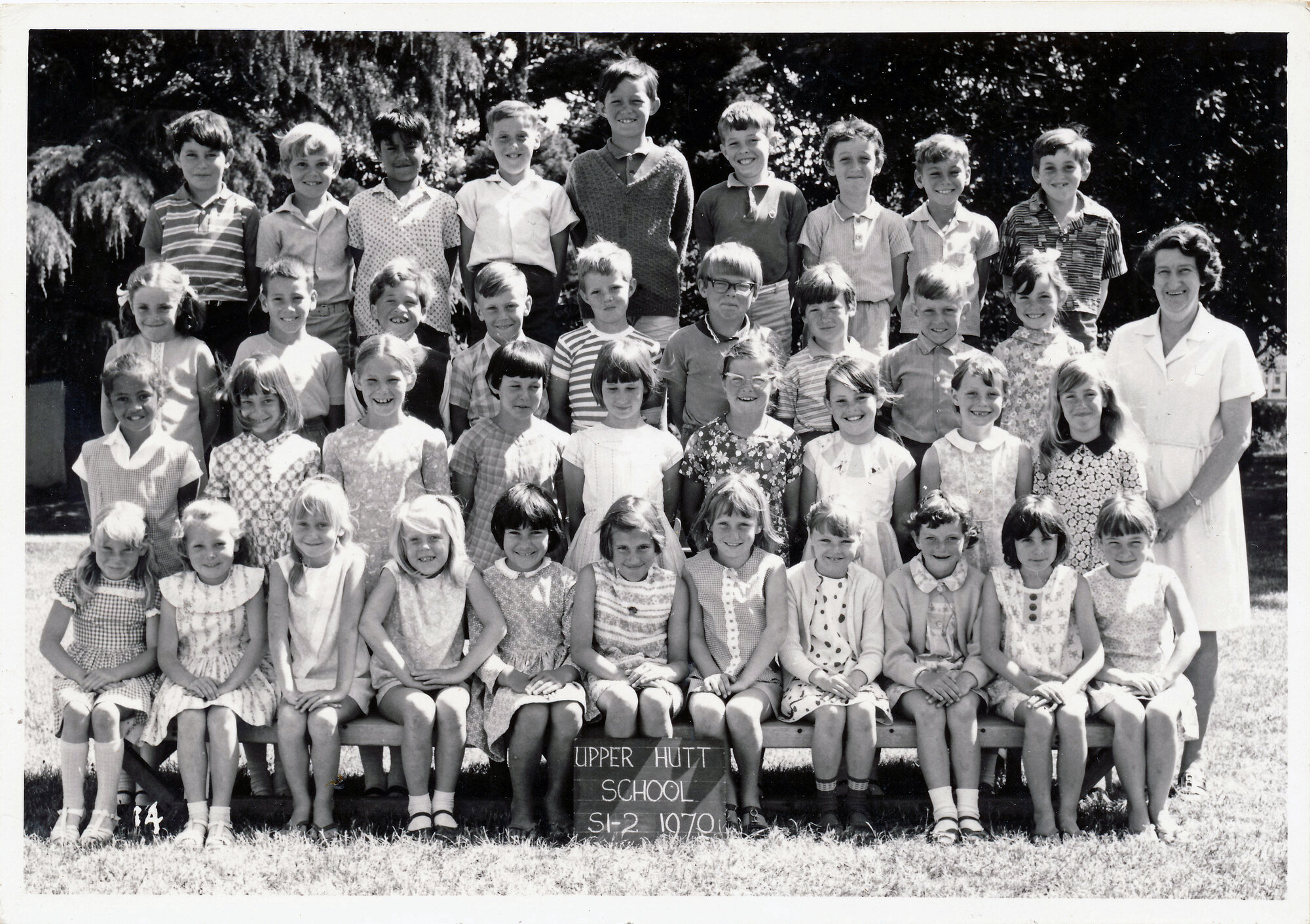 Upper Hutt School, Standard 1 and 2; 1970